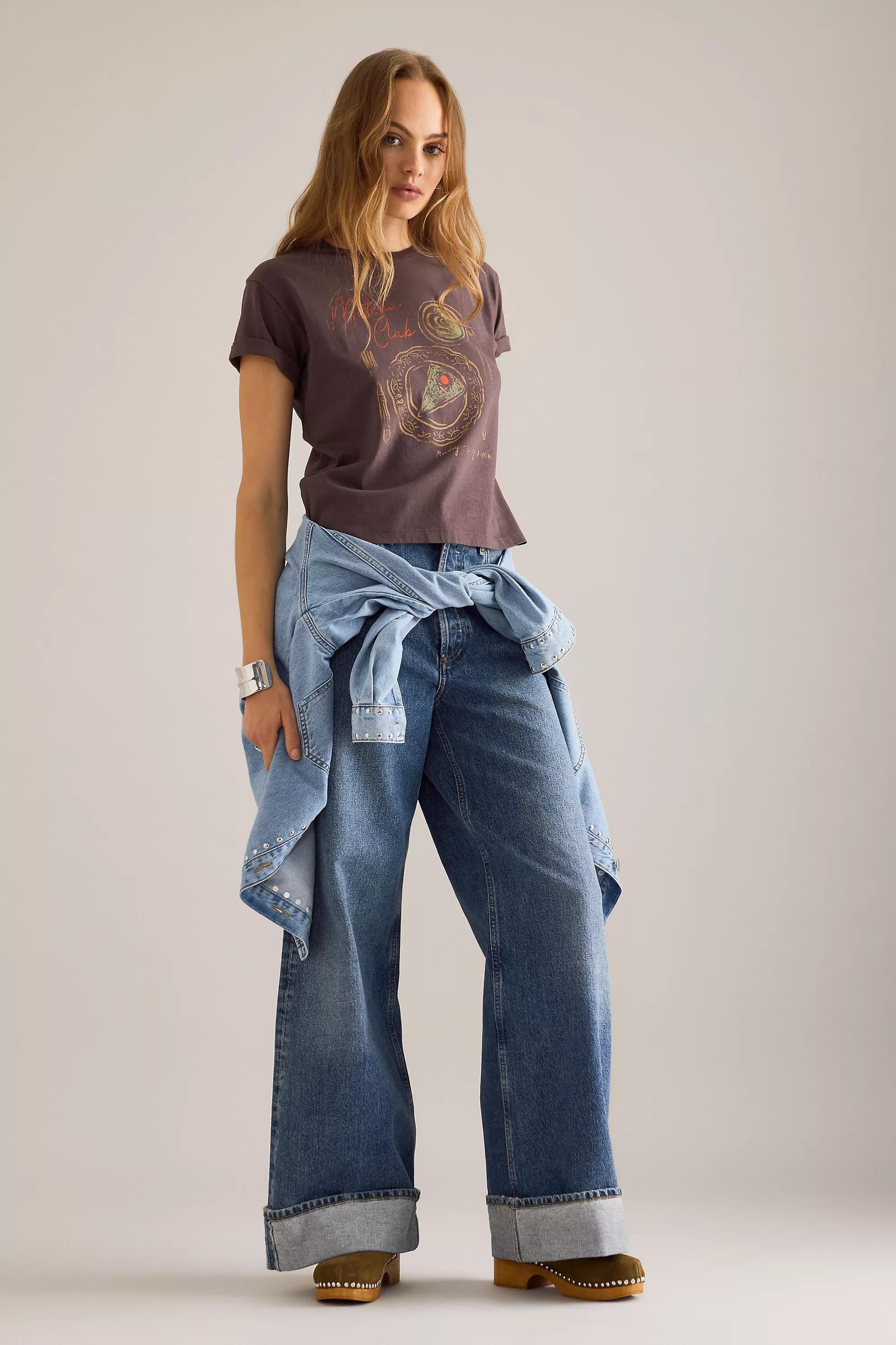 BROWN By Anthropologie Matcha Club Graphic Baby T-Shirt, A501_0020, large image number 2