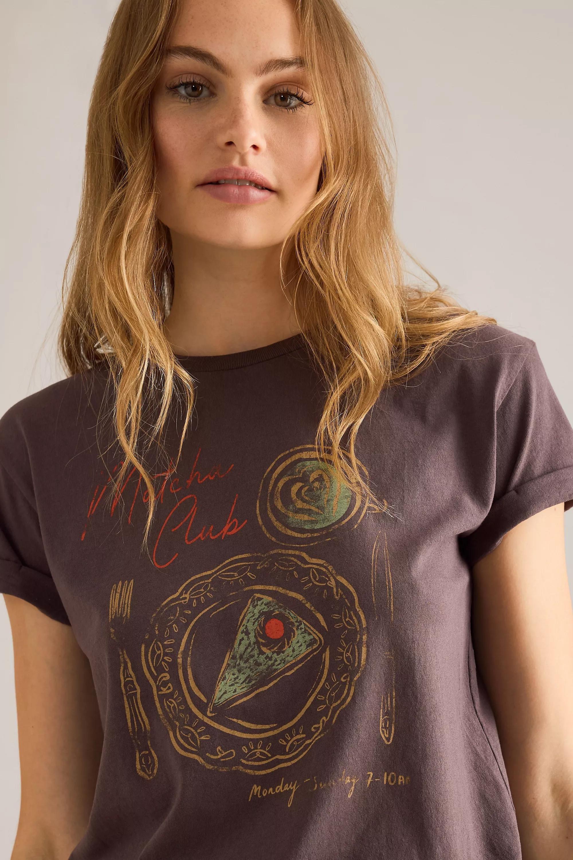 BROWN By Anthropologie Matcha Club Graphic Baby T-Shirt, A501_0020, large image number 3