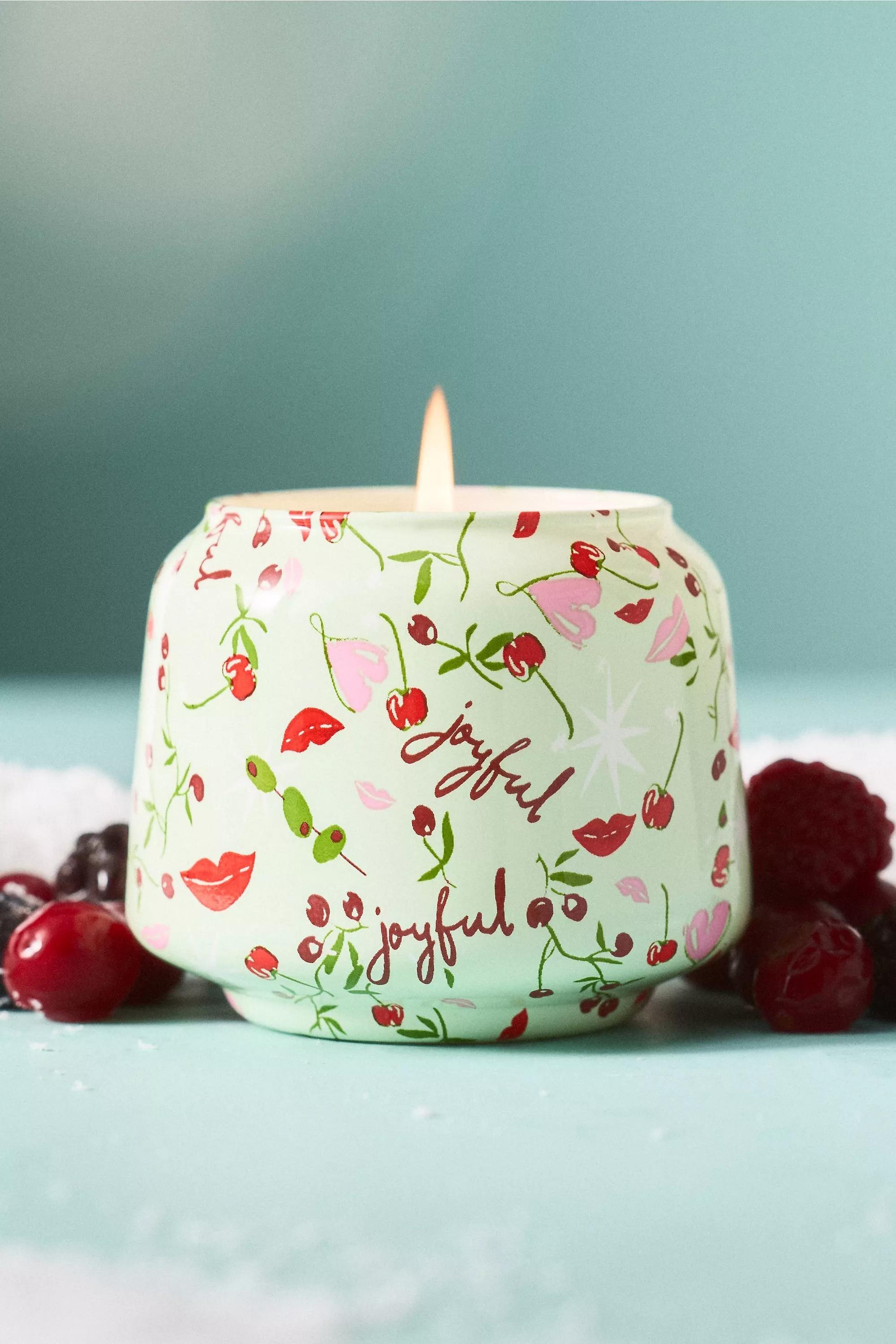 By Anthropologie The Mini Gather Candle , Green, A501_0030, large image number 0