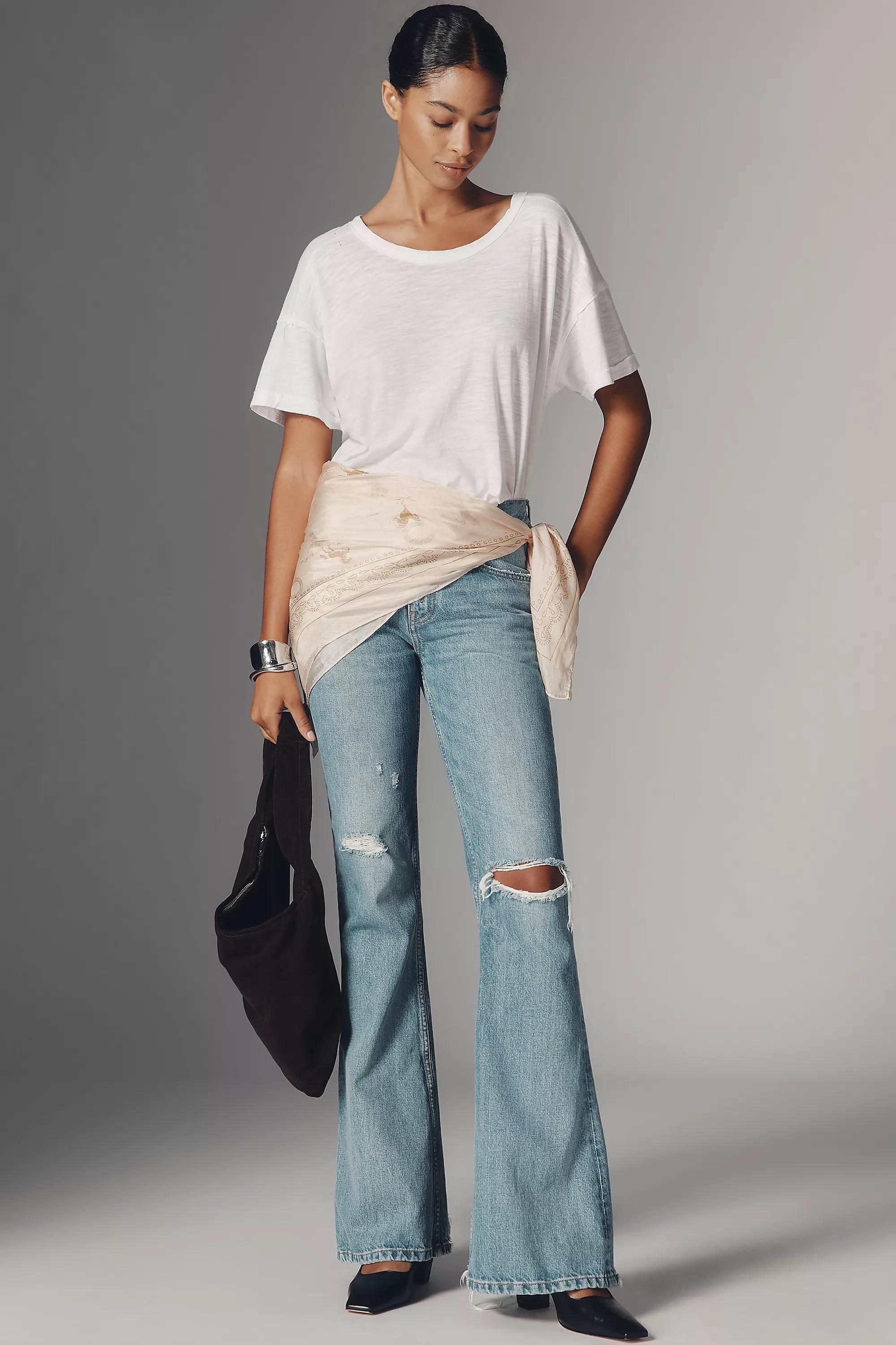 By Anthropologie Printed Silk Scarf, beige, A501_0012, medium