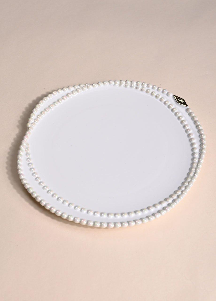Perla Side Plate, White, A501_0011, large image number 0