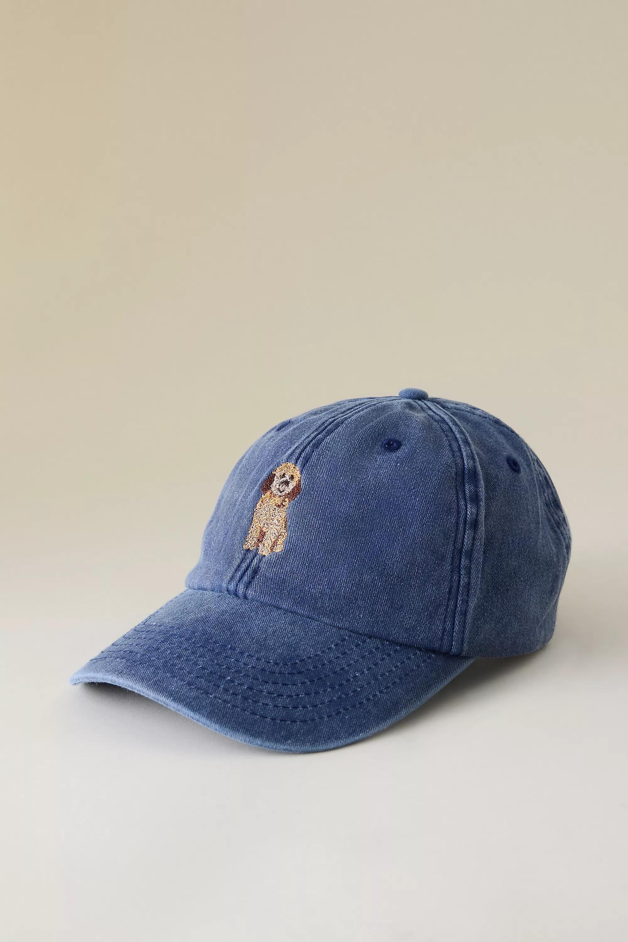 Cockapoo Embroidered Baseball Cap, Navy, , medium