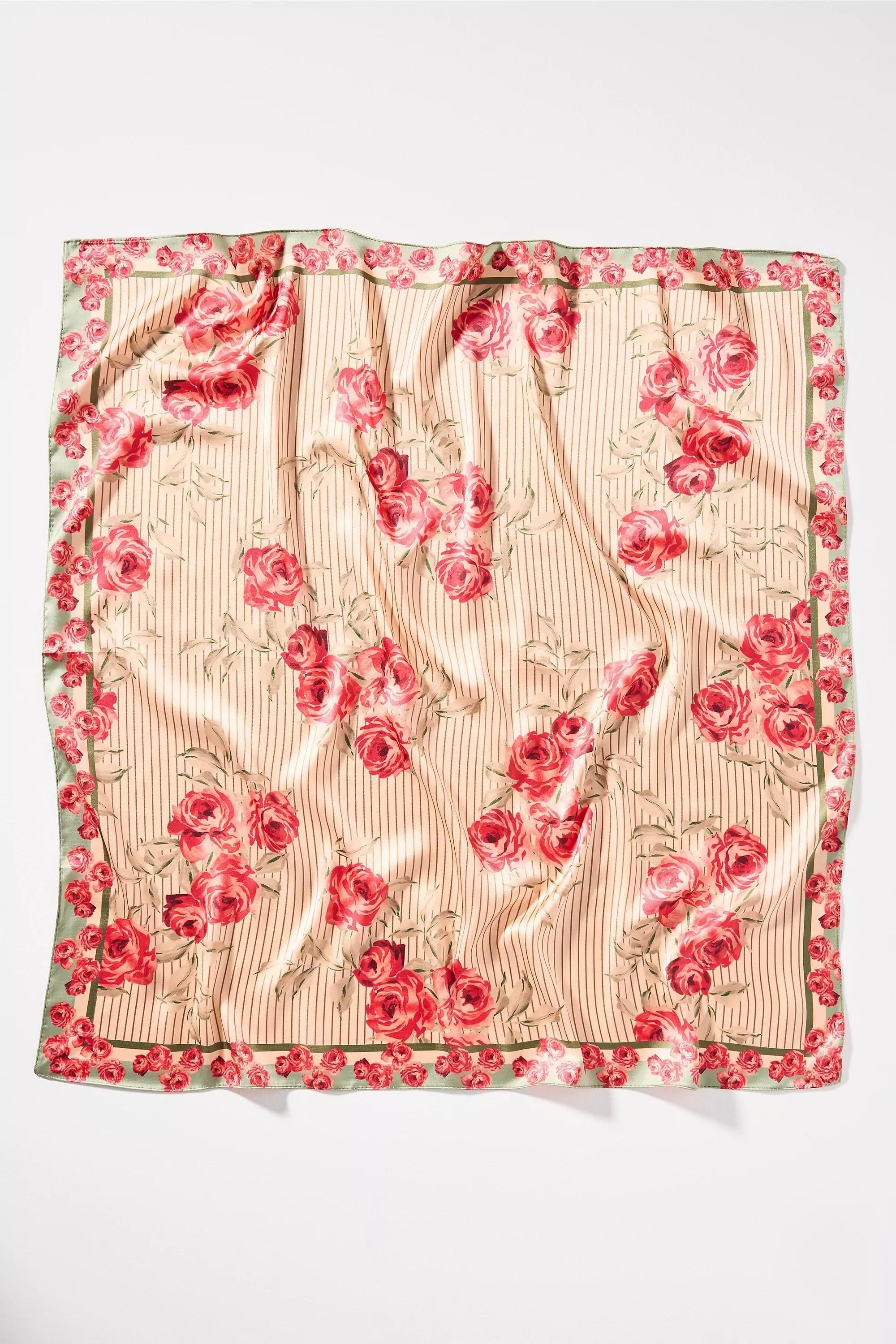 Summer Fruits Printed Hair Scarves, Set Of 2, Multicolour, A501_0000, large image number 5