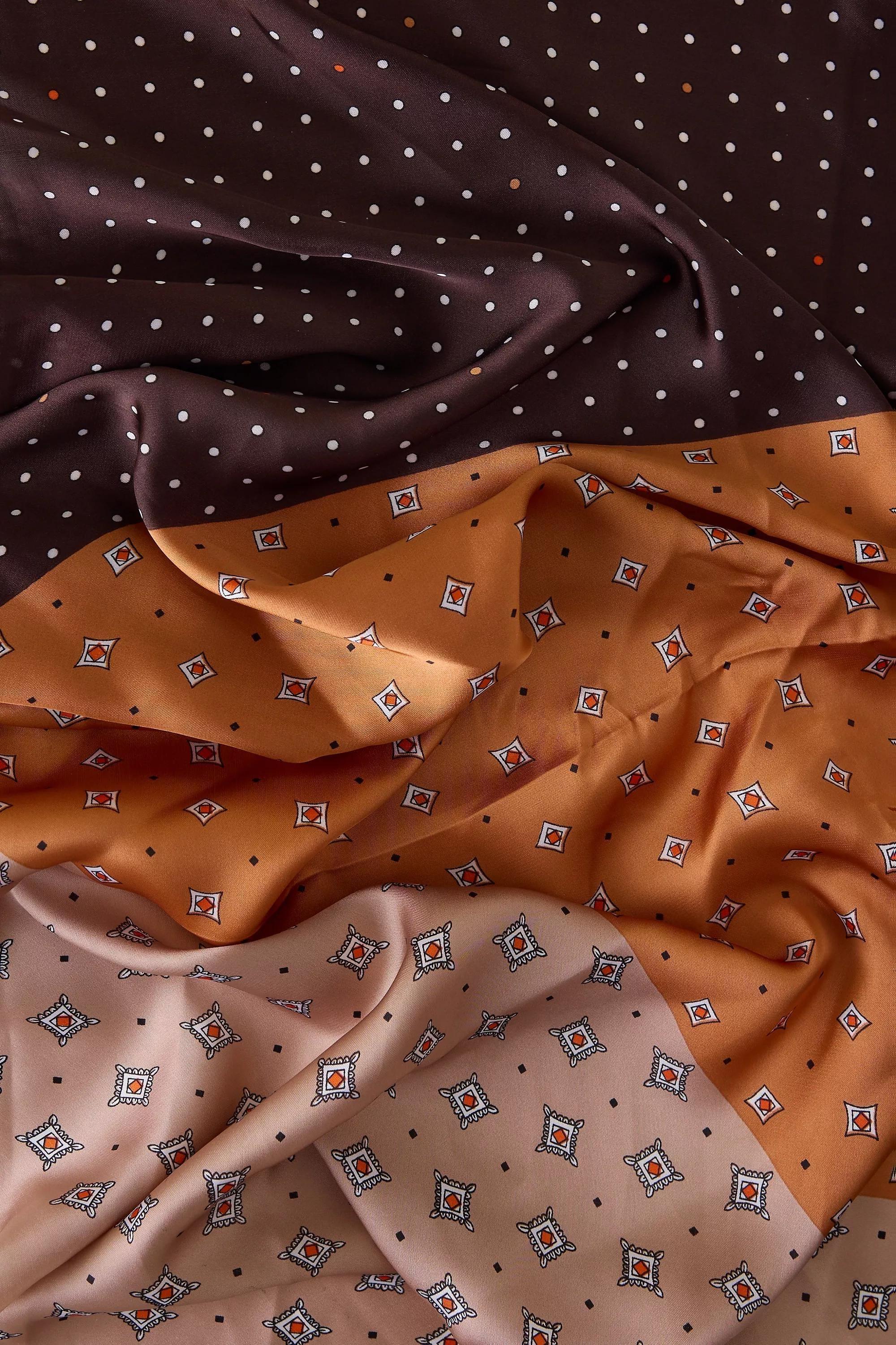 Printed Hair Scarves, Set Of 2, Multicolour, A501_0000, large image number 2