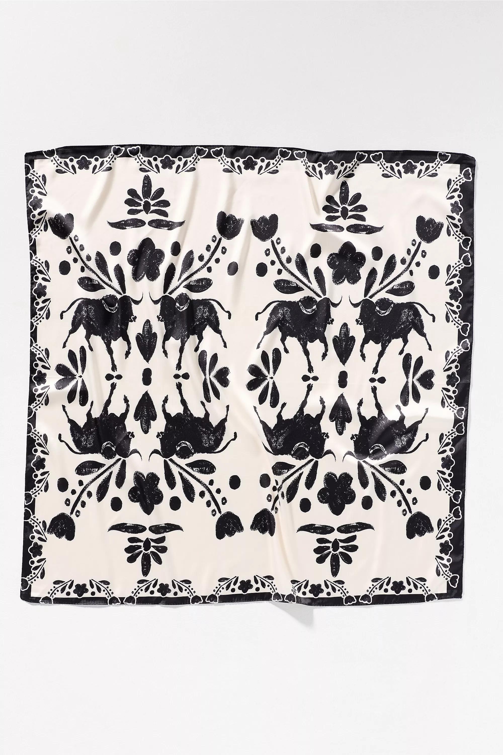 Printed Hair Scarves, Set Of 2, A501_0000, medium