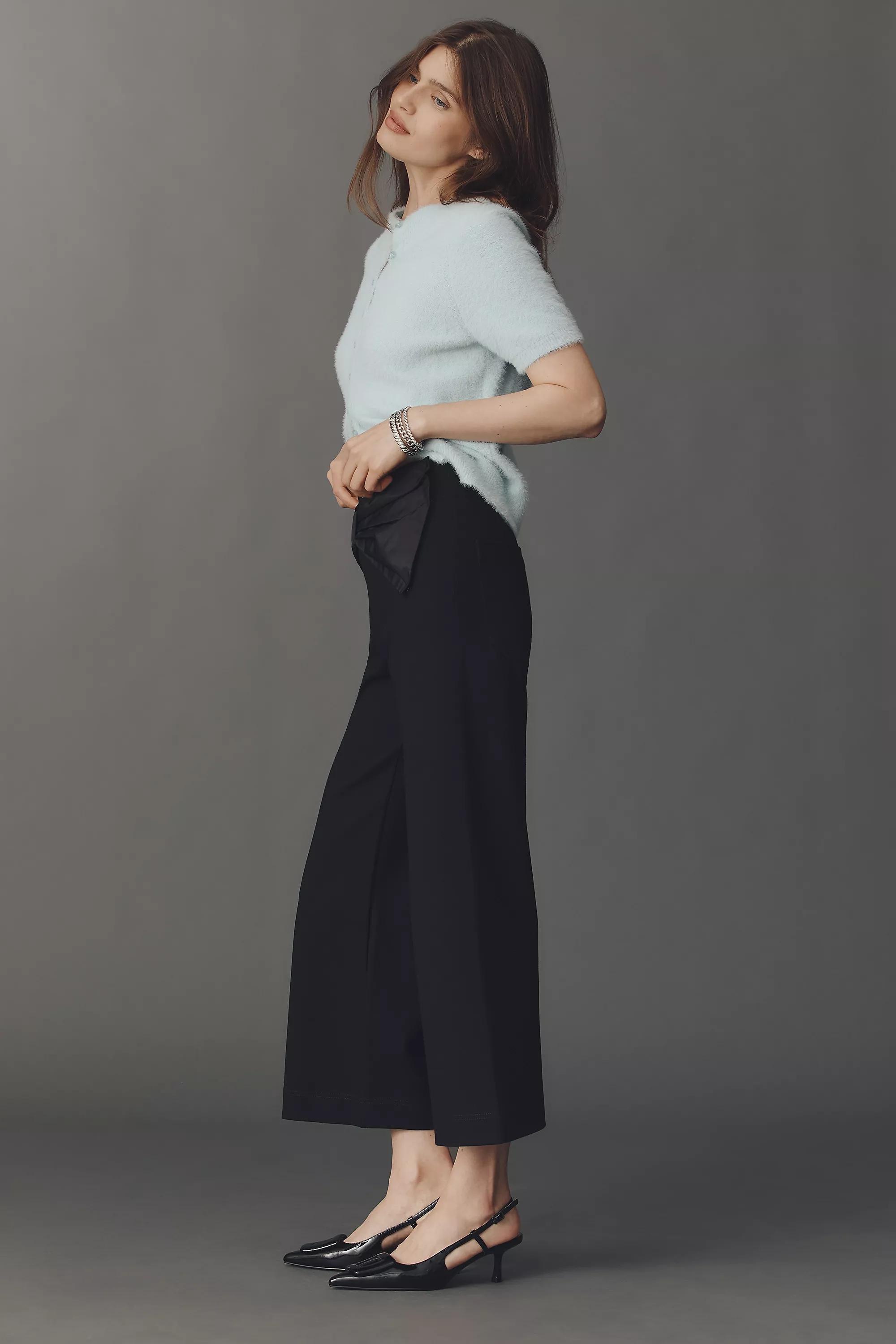 By Maeve The Colette Crop Bow-Waist Pants, Black, A501_0001, large image number 3