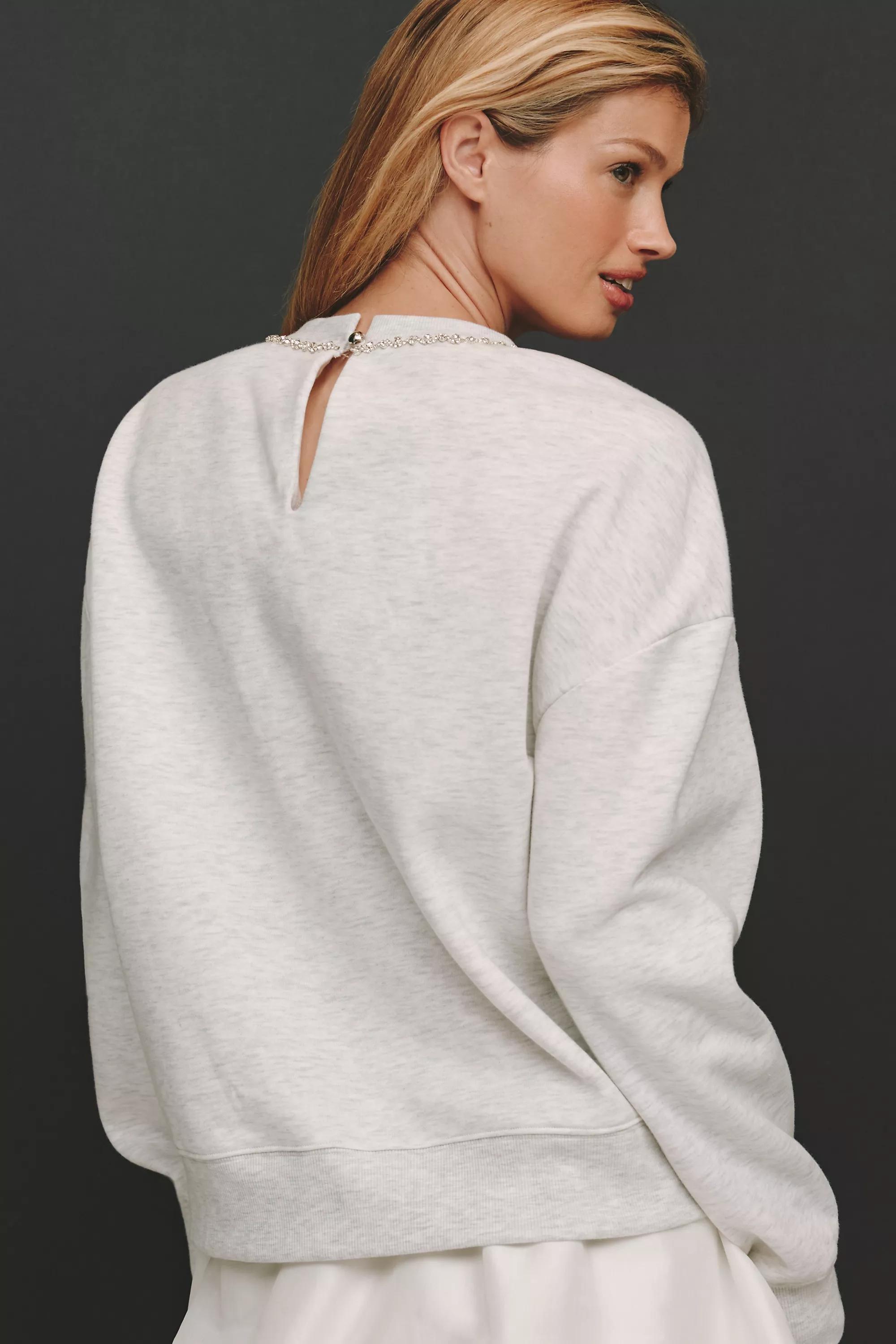 By Maeve Icon Sweatshirt, Grey, A501_0500, large image number 1