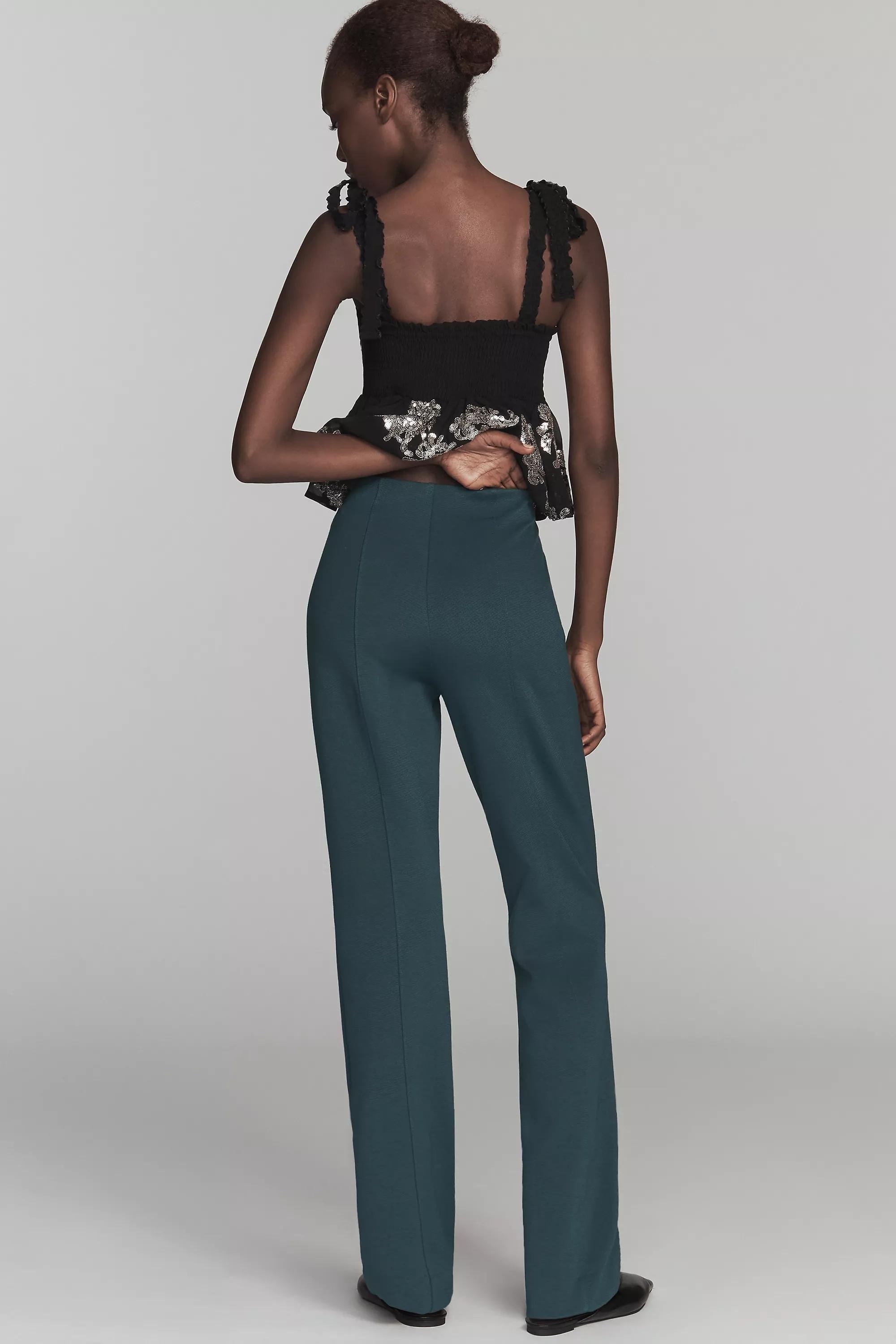 EVERGREEN The Poppy Kick-Flare Full-Length Pull-On Trousers by Maeve, A501_0355, large image number 2