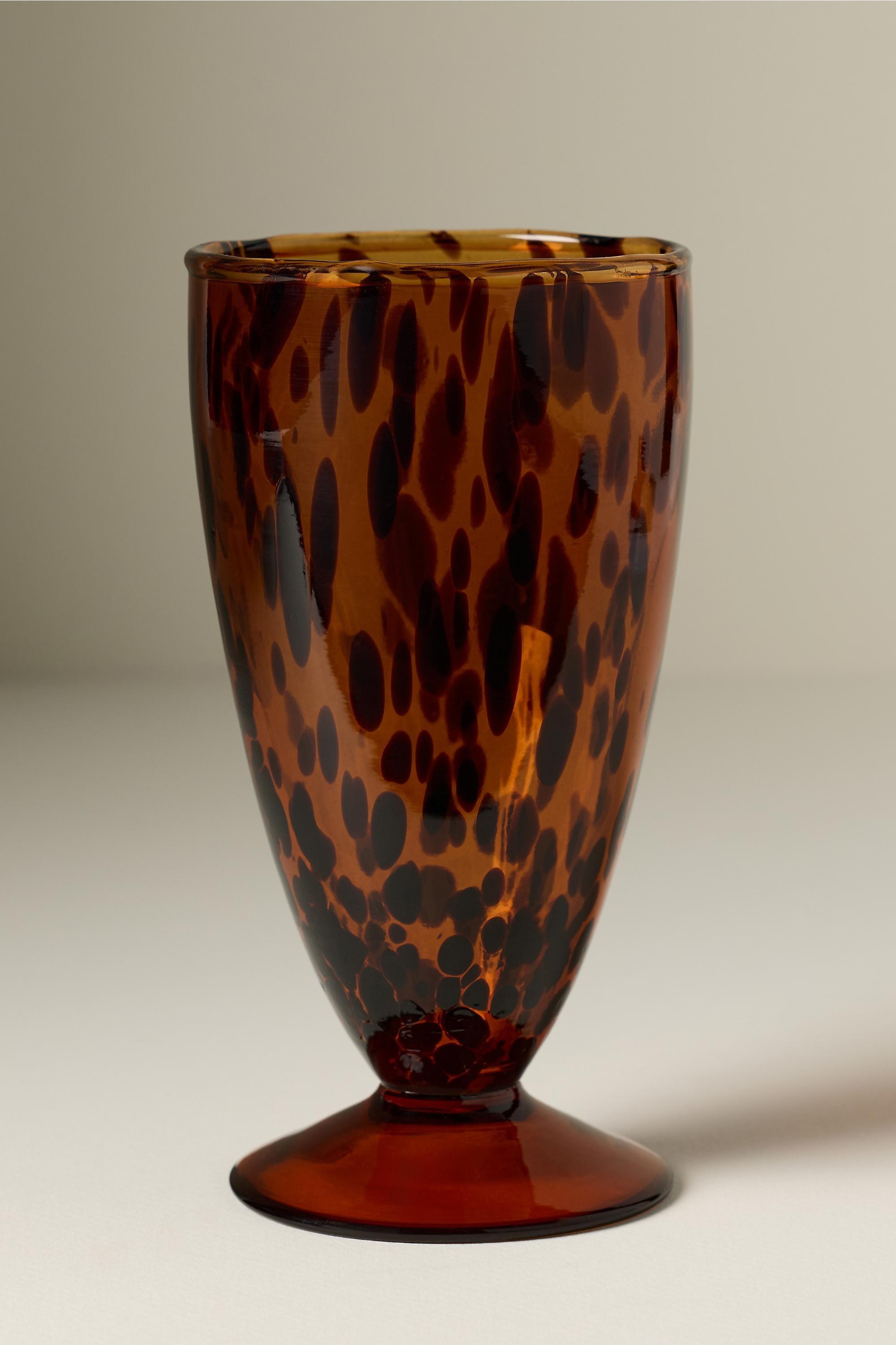 Gia Tortoise Goblet, Brown, Brown, large image number 1