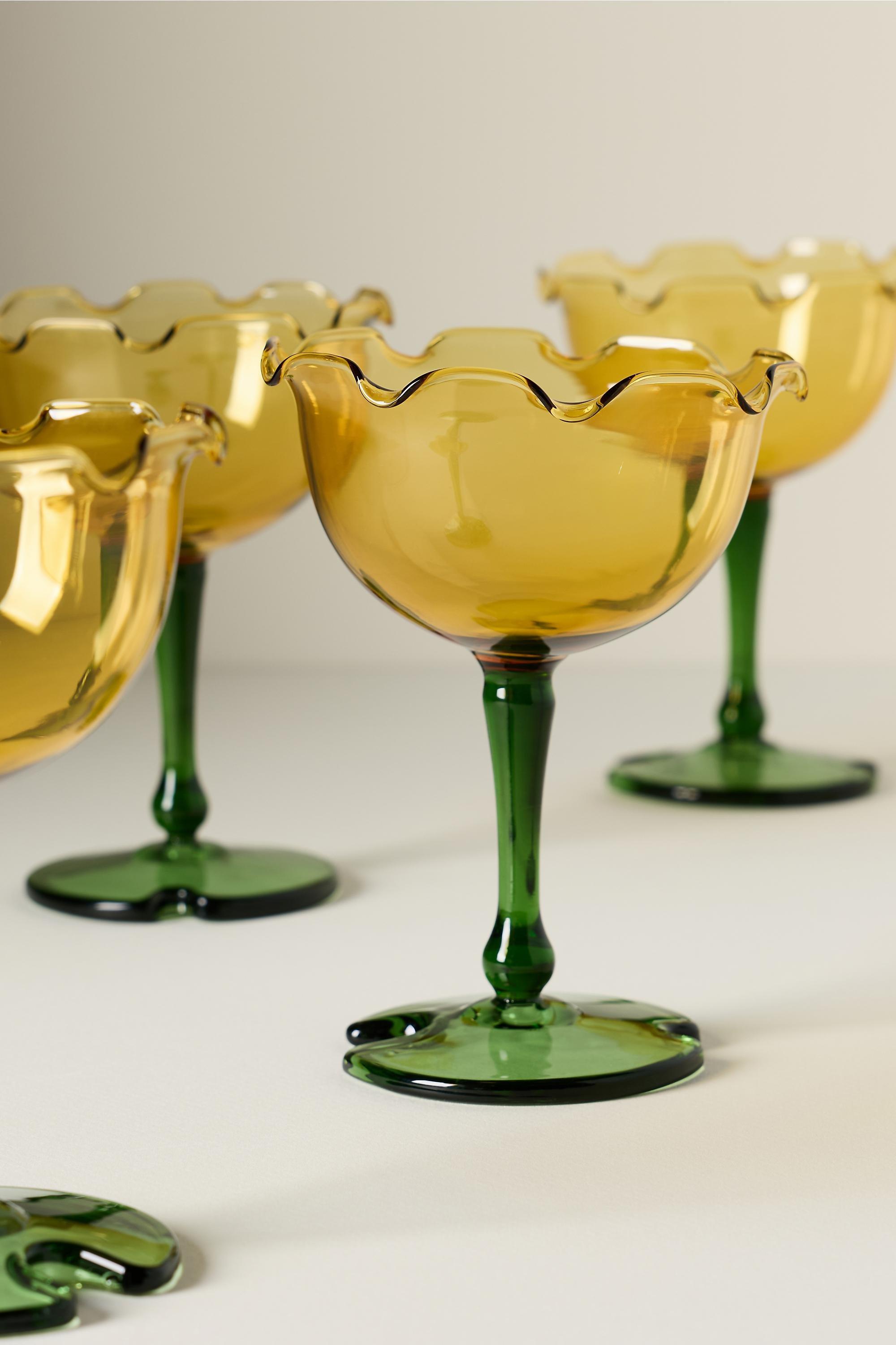 Icon Footed Coupe Glass White, A501_0072, large image number 3