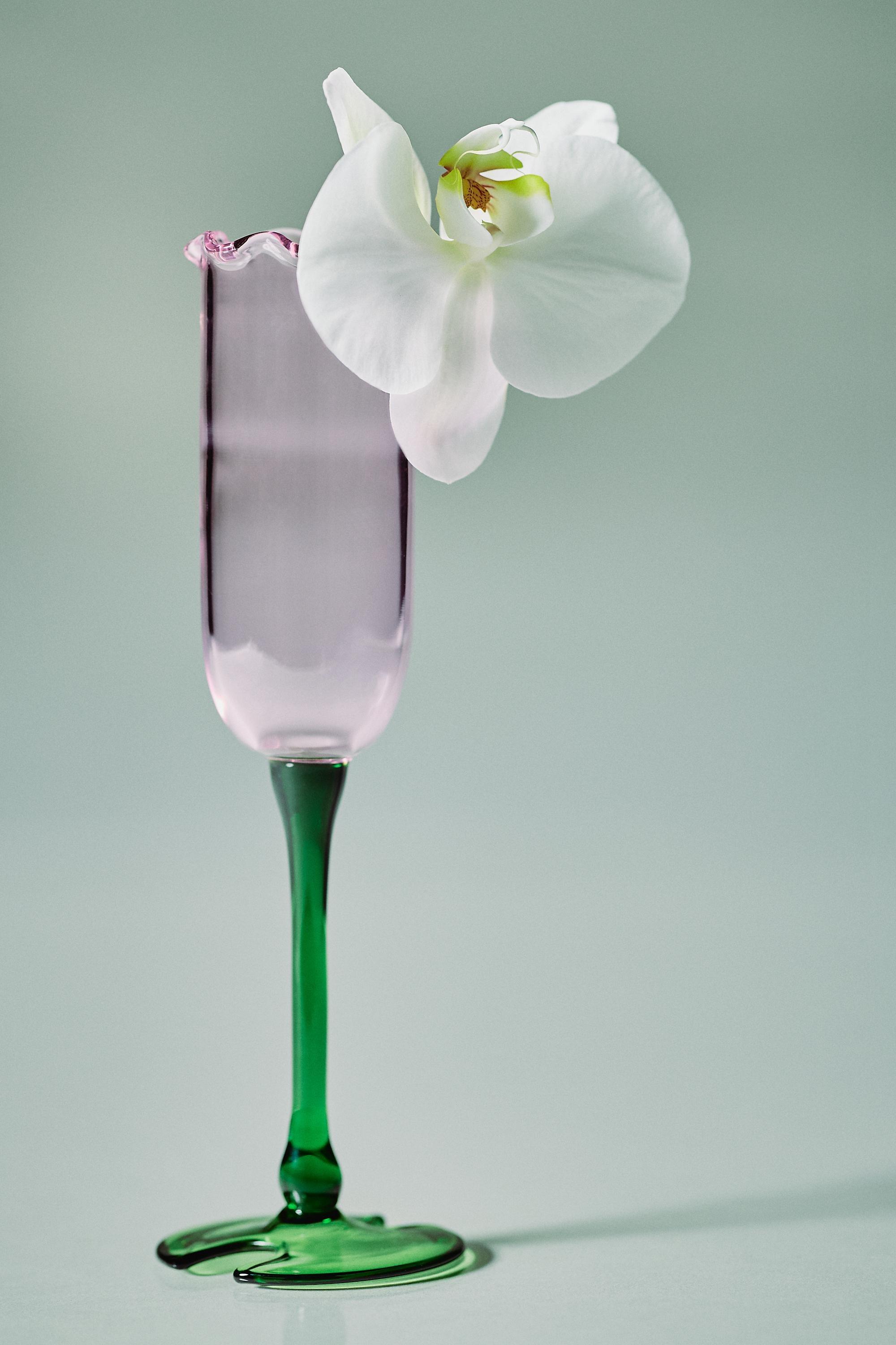 Icon Footed Coupe Glass Yellow, A501_0066, medium