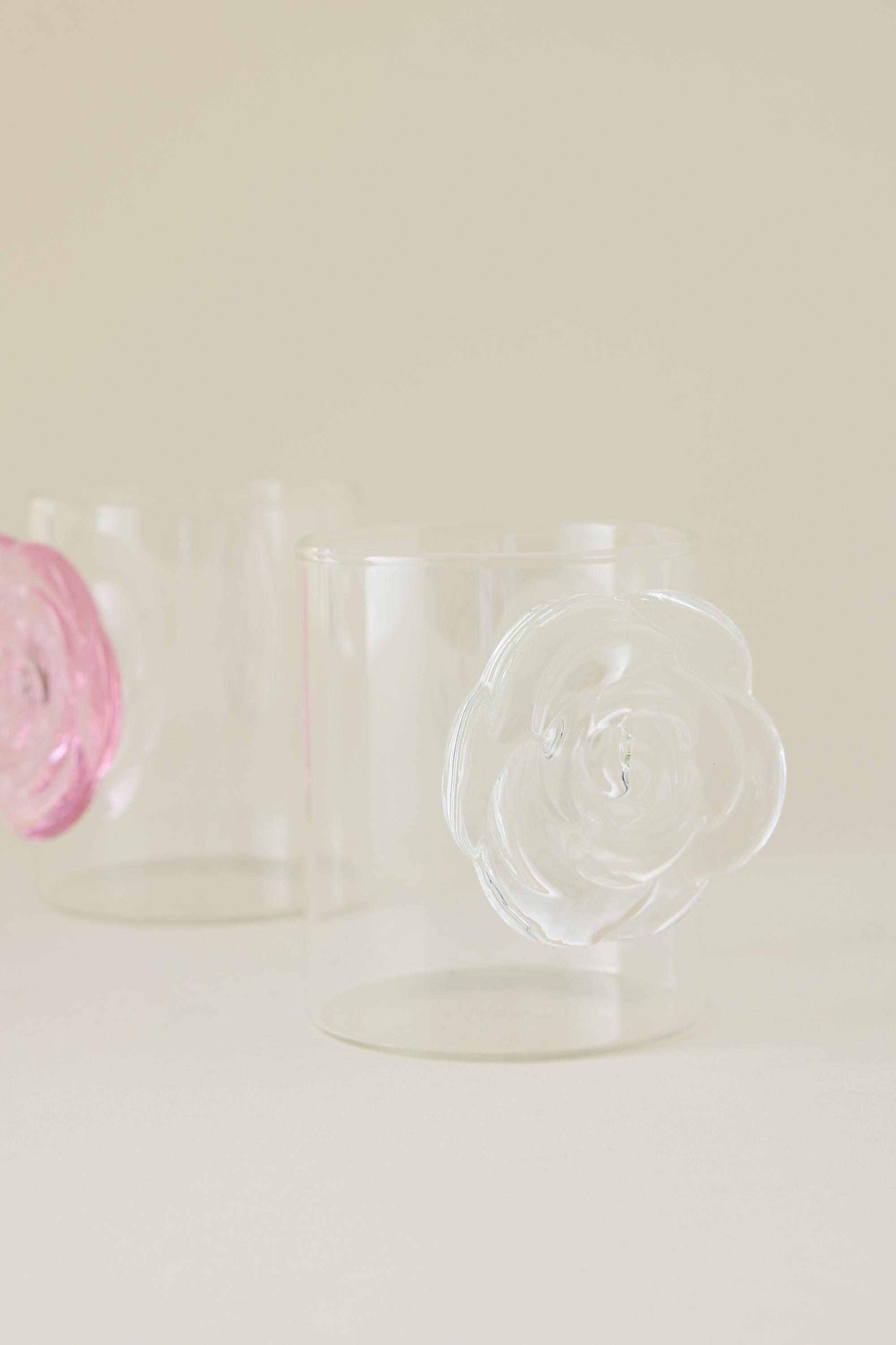 Lepel club Rosette Tumbler Glass, Pink, A501_0066, medium