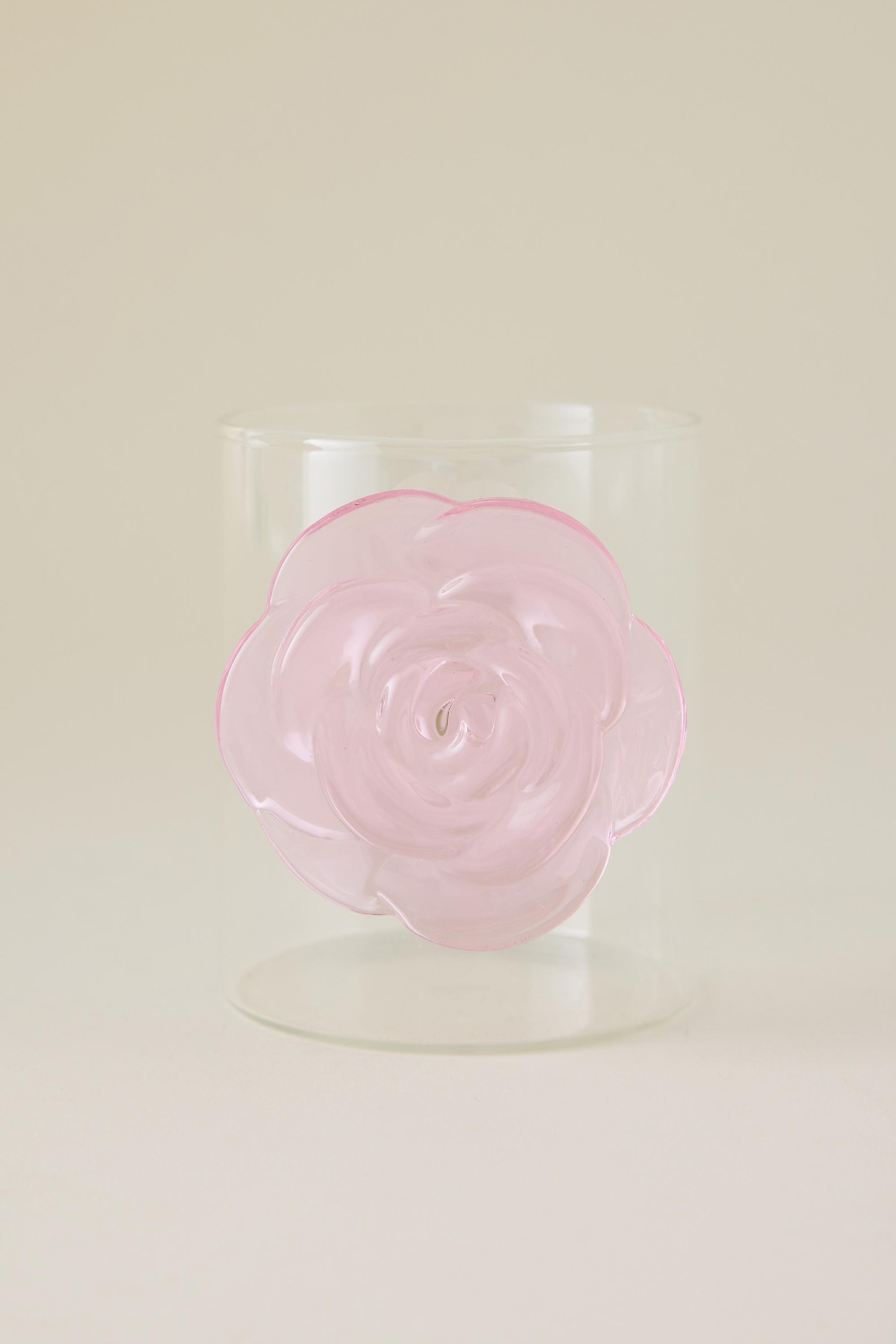 Lepelclub Rosette Tumbler Glass, Clear, A501_0100, medium