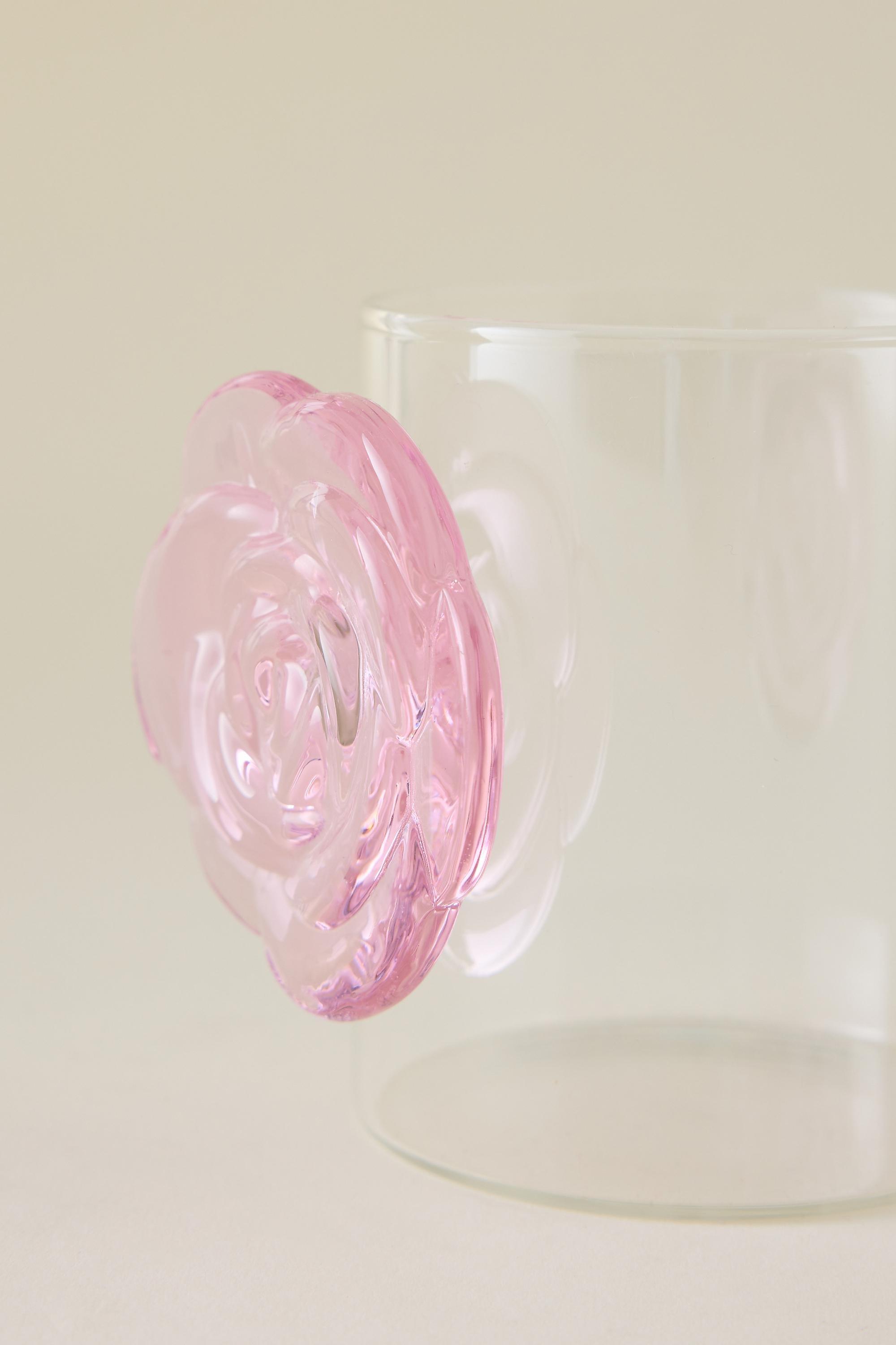 Lepelclub Rosette Tumbler Glass, Clear, A501_0100, medium