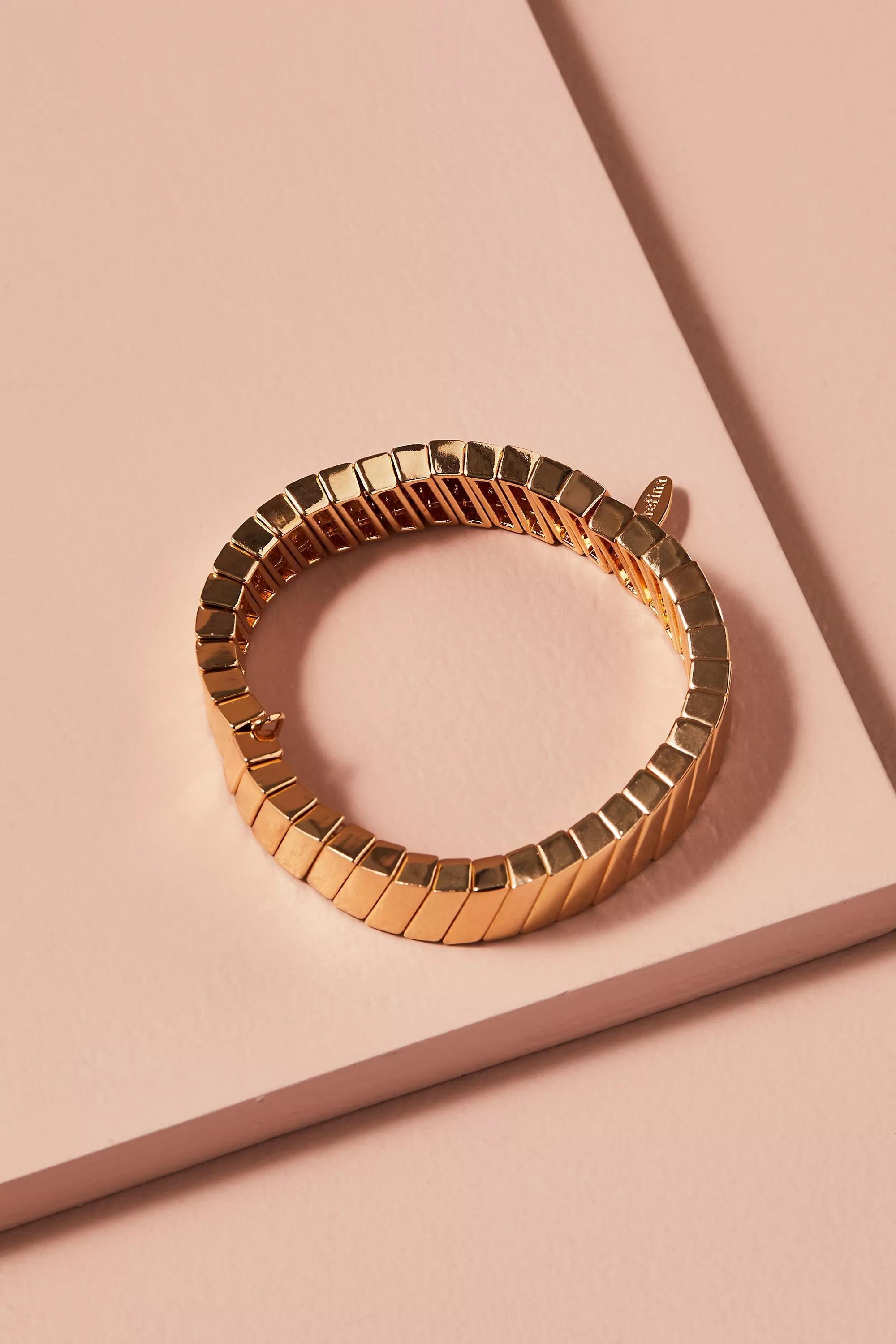 GOLD Layered Clover Pendant Necklace, A501_0070, large image number 2