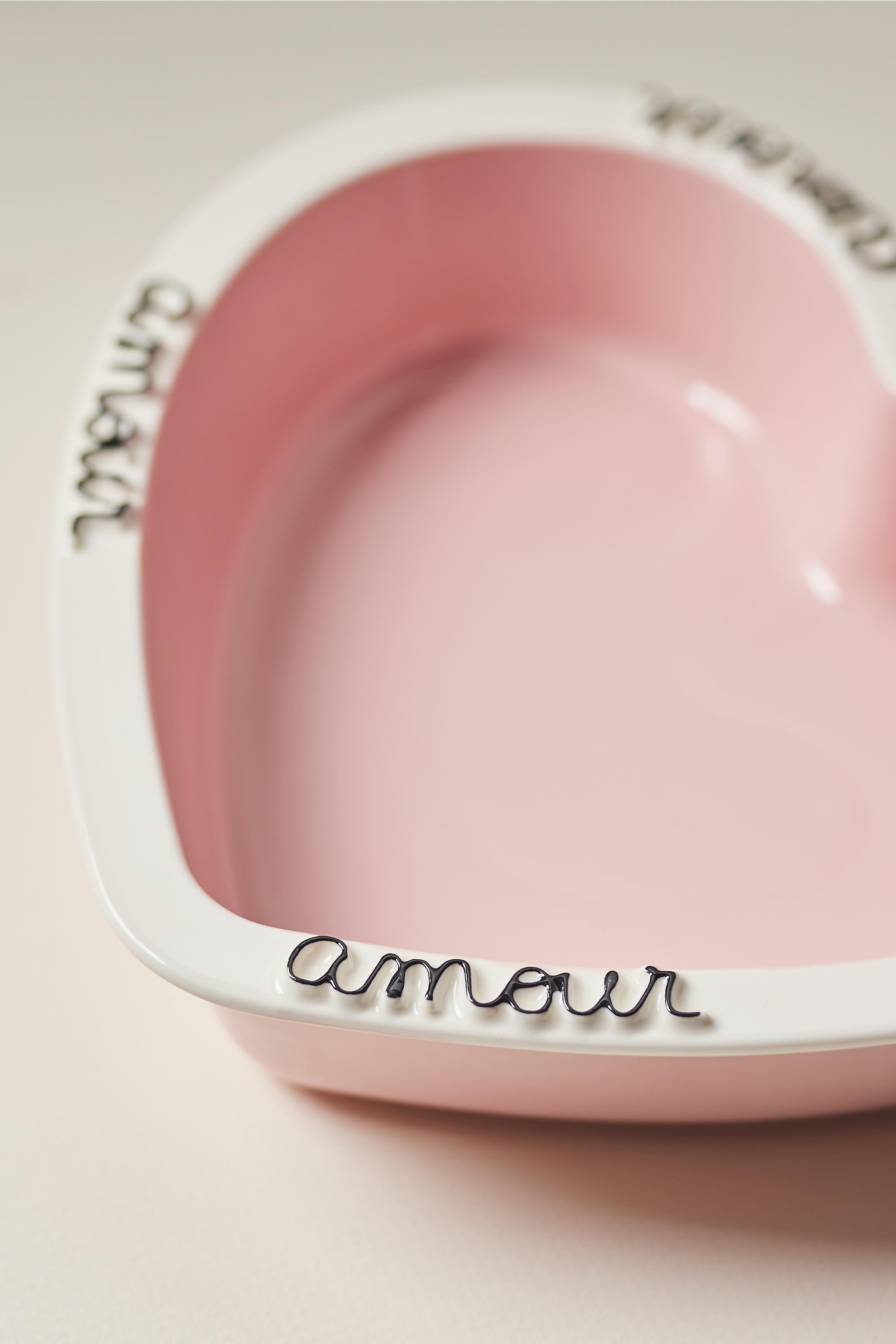 Amour Pie Dish, Pink, A501_0066, large image number 1