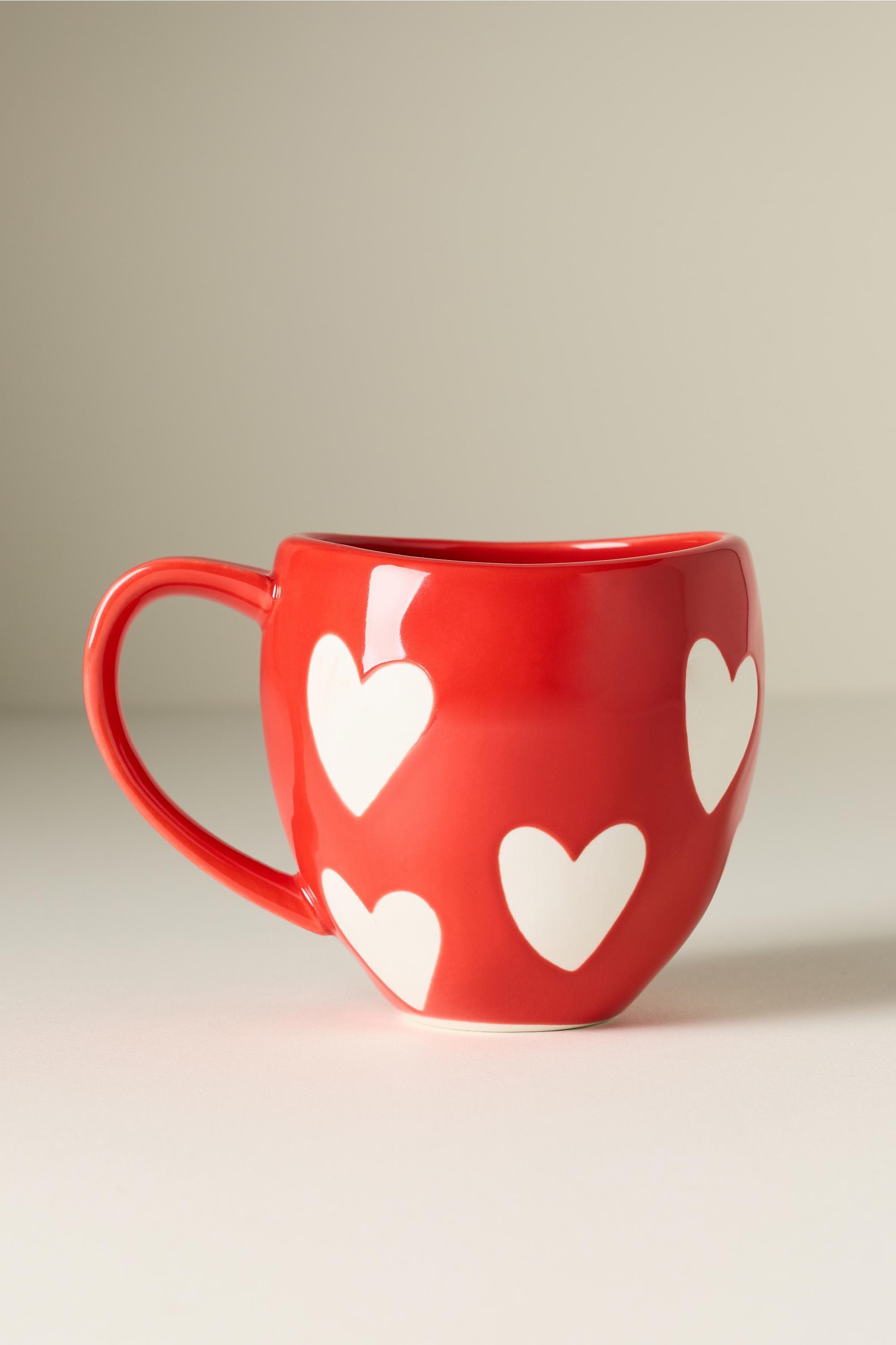 Vida Icon Stoneware Mug, Red, A501_0064, large image number 0