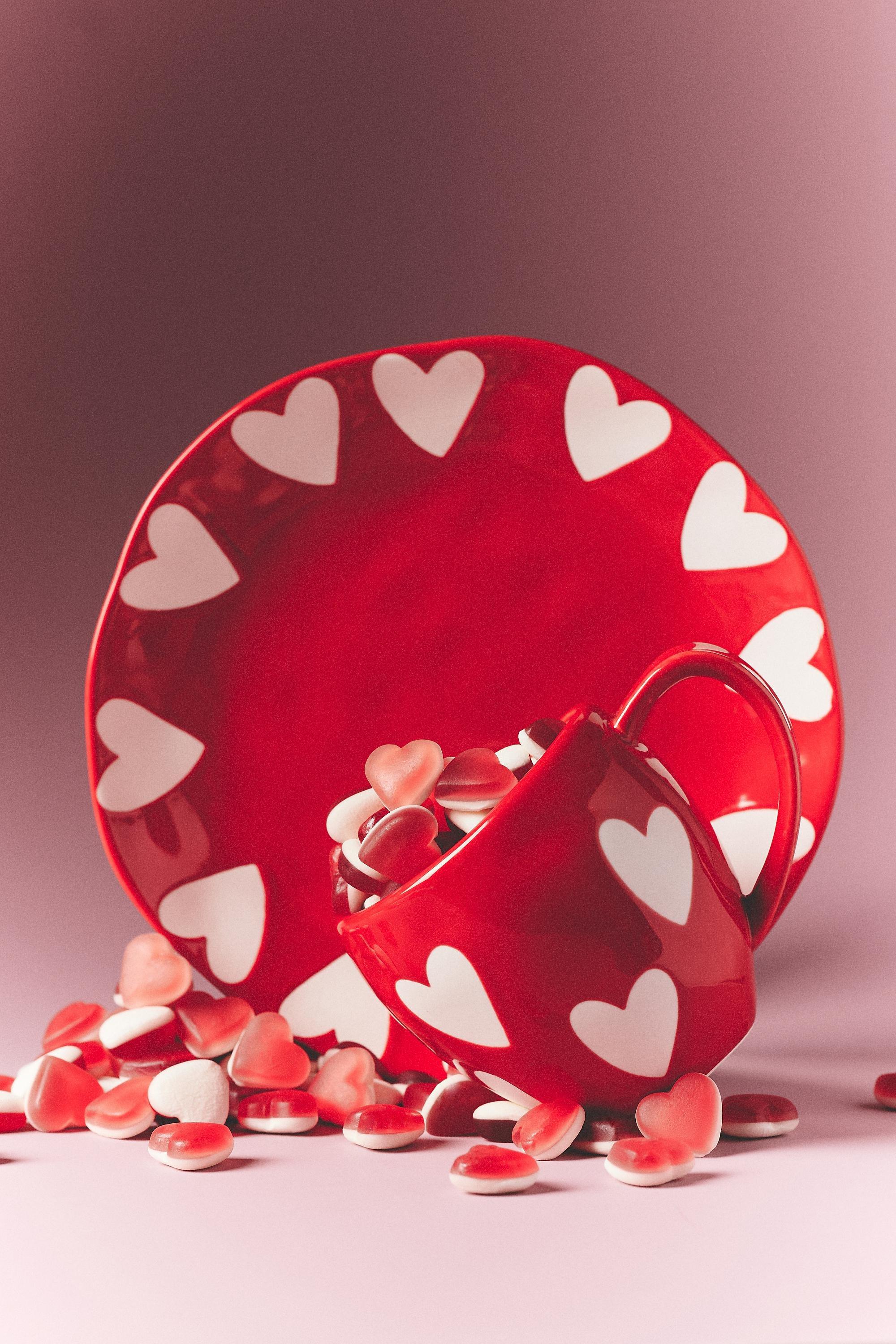 Vida Icon Stoneware Mug, Red, A501_0064, large image number 1