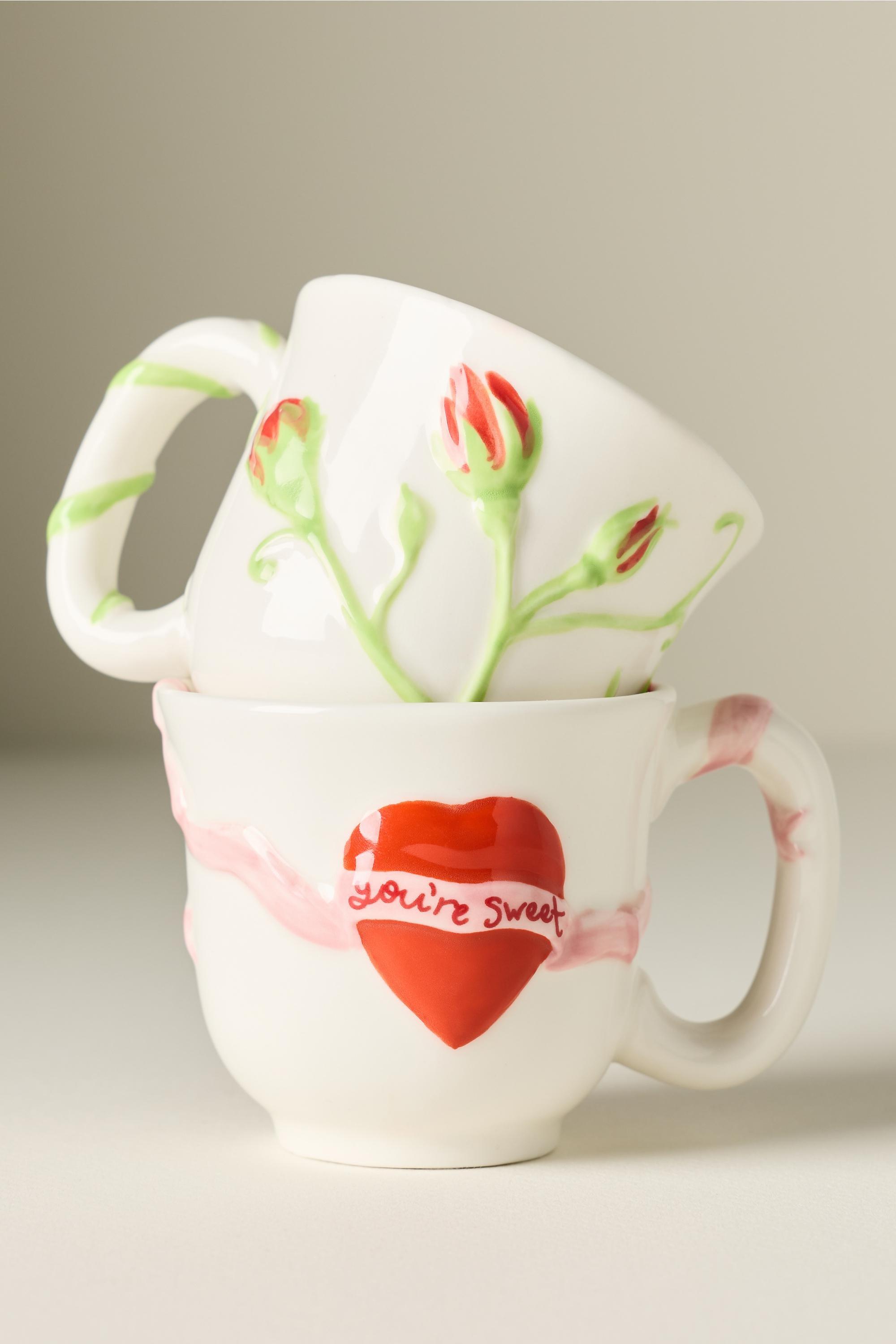 Bea Stoneware Espresso Cup, Red, A501_0060, medium