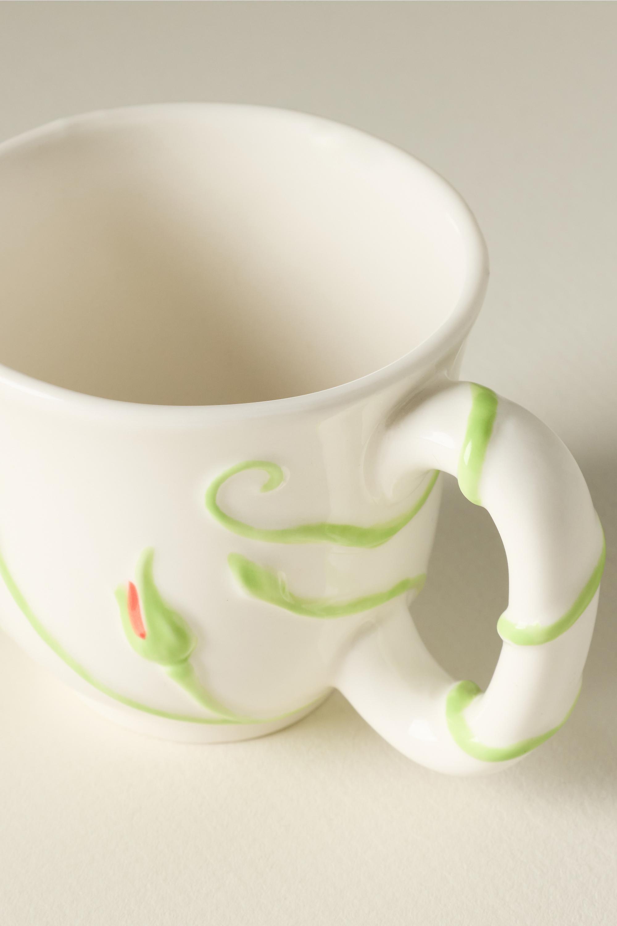 Bea Stoneware Espresso Cup, Red, A501_0060, large image number 2