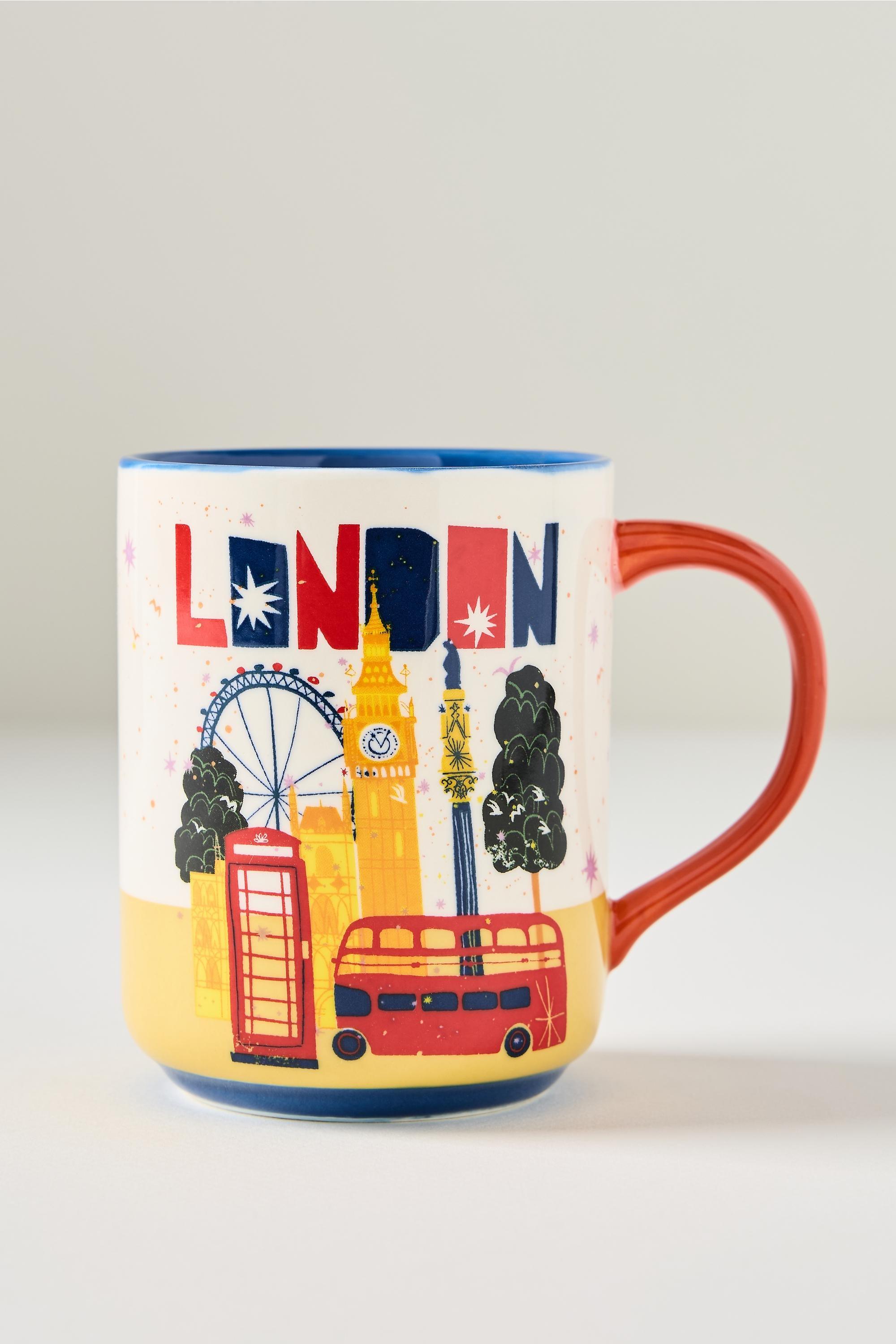 Daniella Manini Stoneware Mug, Red, A501_0060, medium