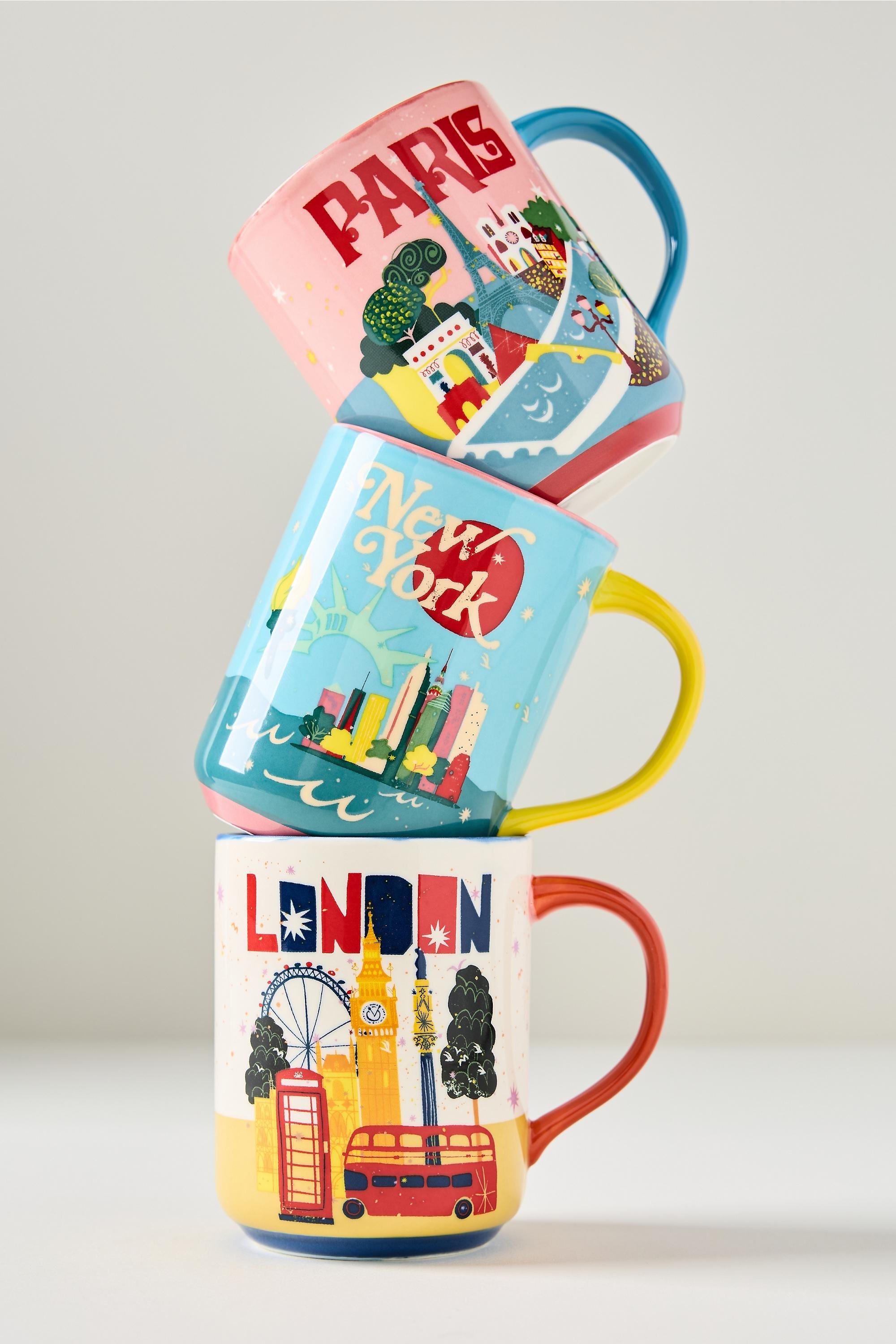 Daniella Manini Stoneware Mug, Red, A501_0060, large image number 2