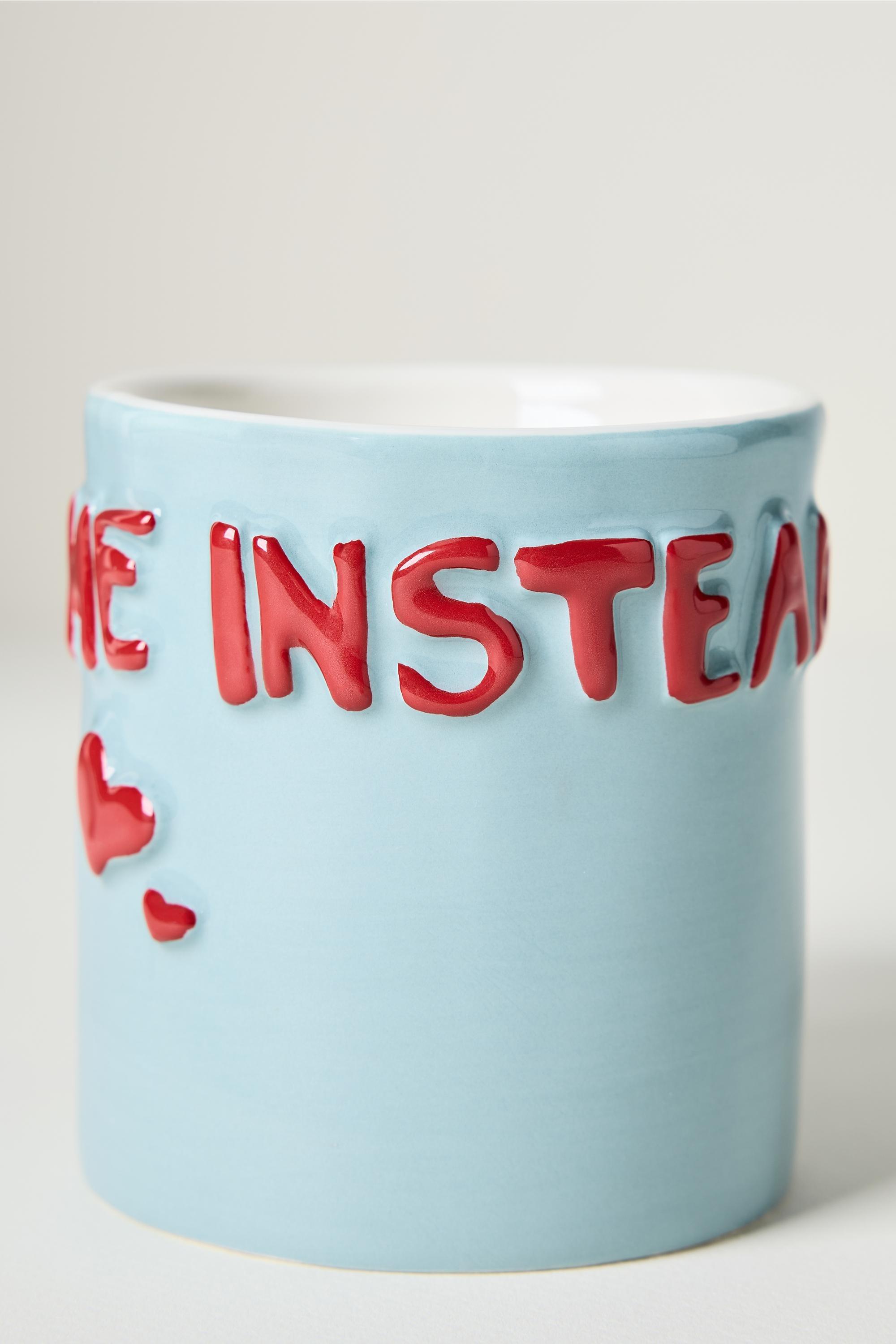 Light LAndClay Stoneware Mug, Denim, A501_0092, large image number 3