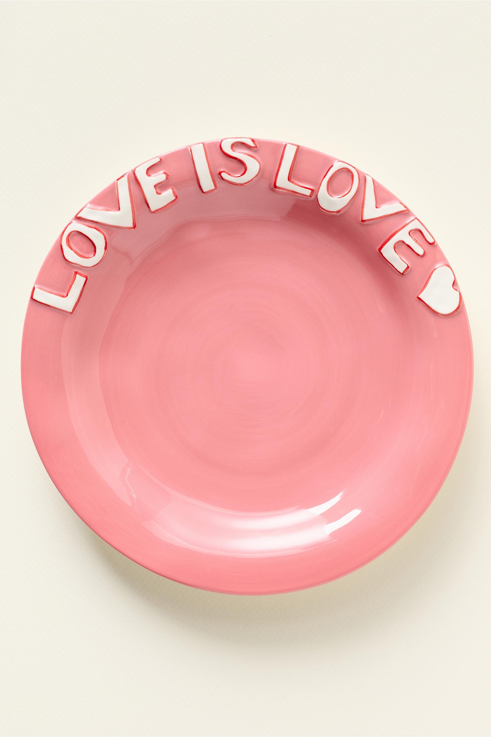 Stoneware Dessert Plate, Red, A501_0065, medium