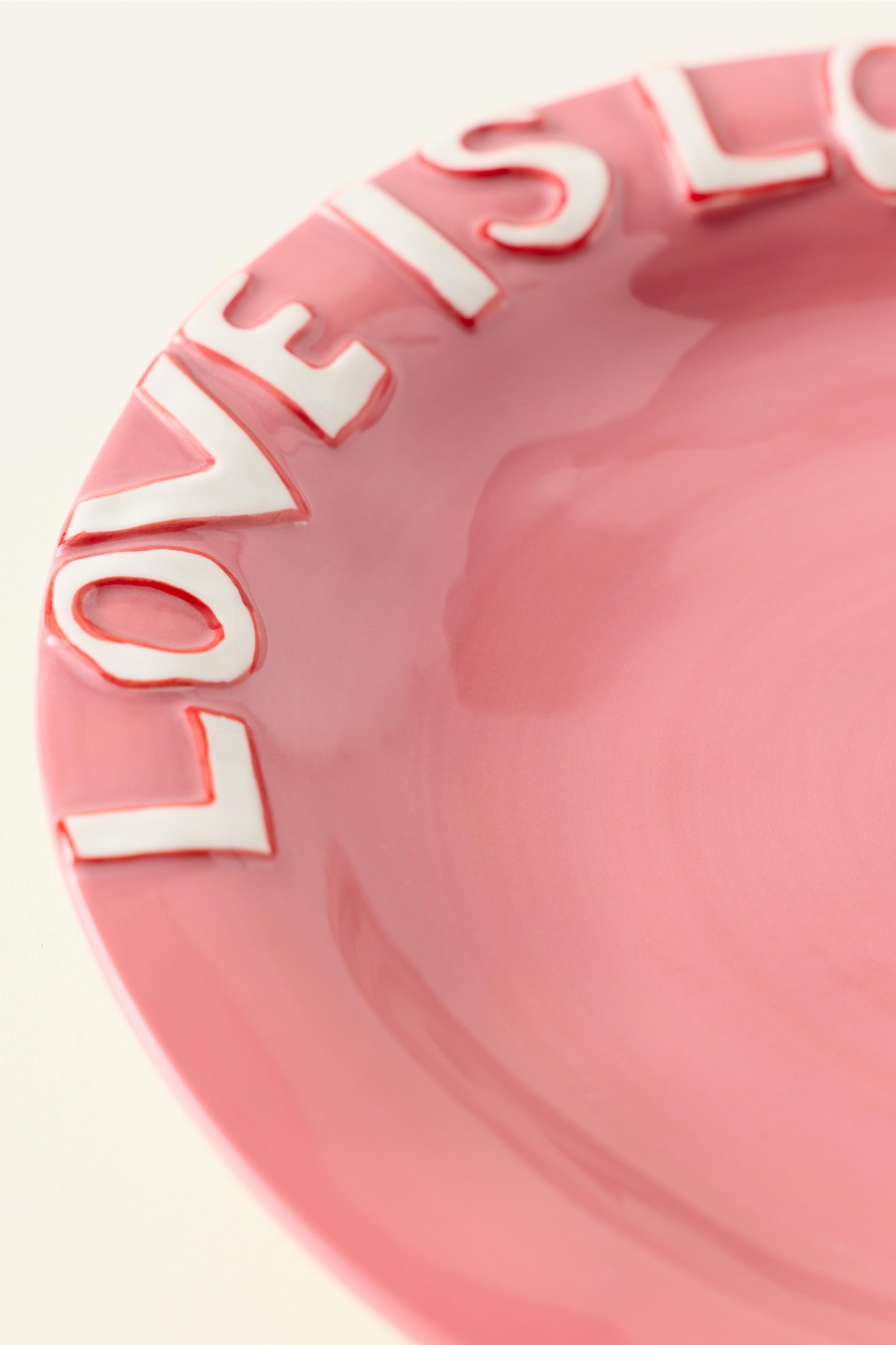 Stoneware Dessert Plate, Red, A501_0065, large image number 3