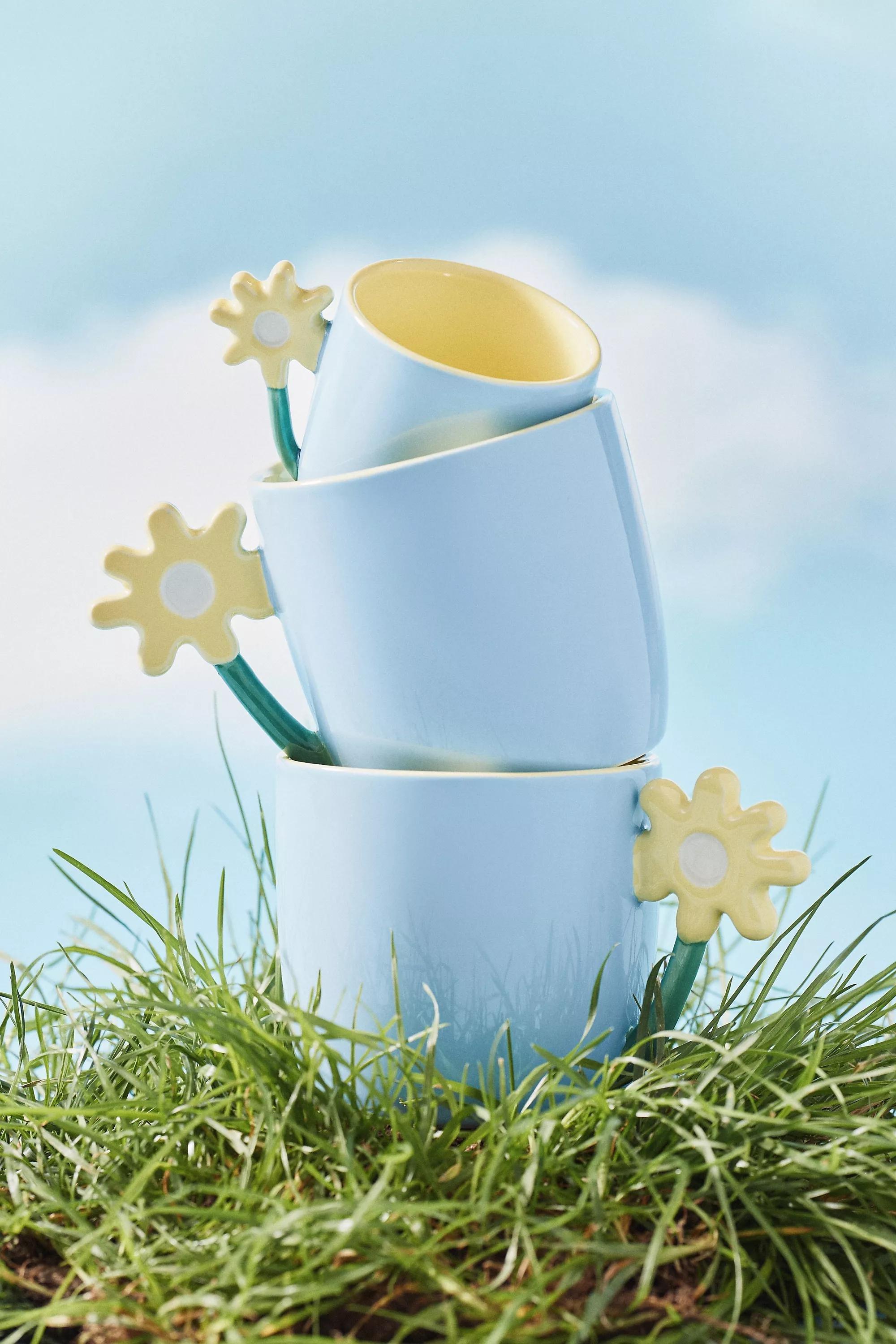 Skylar Stoneware Espresso Mug, Blue, A501_0045, large image number 0