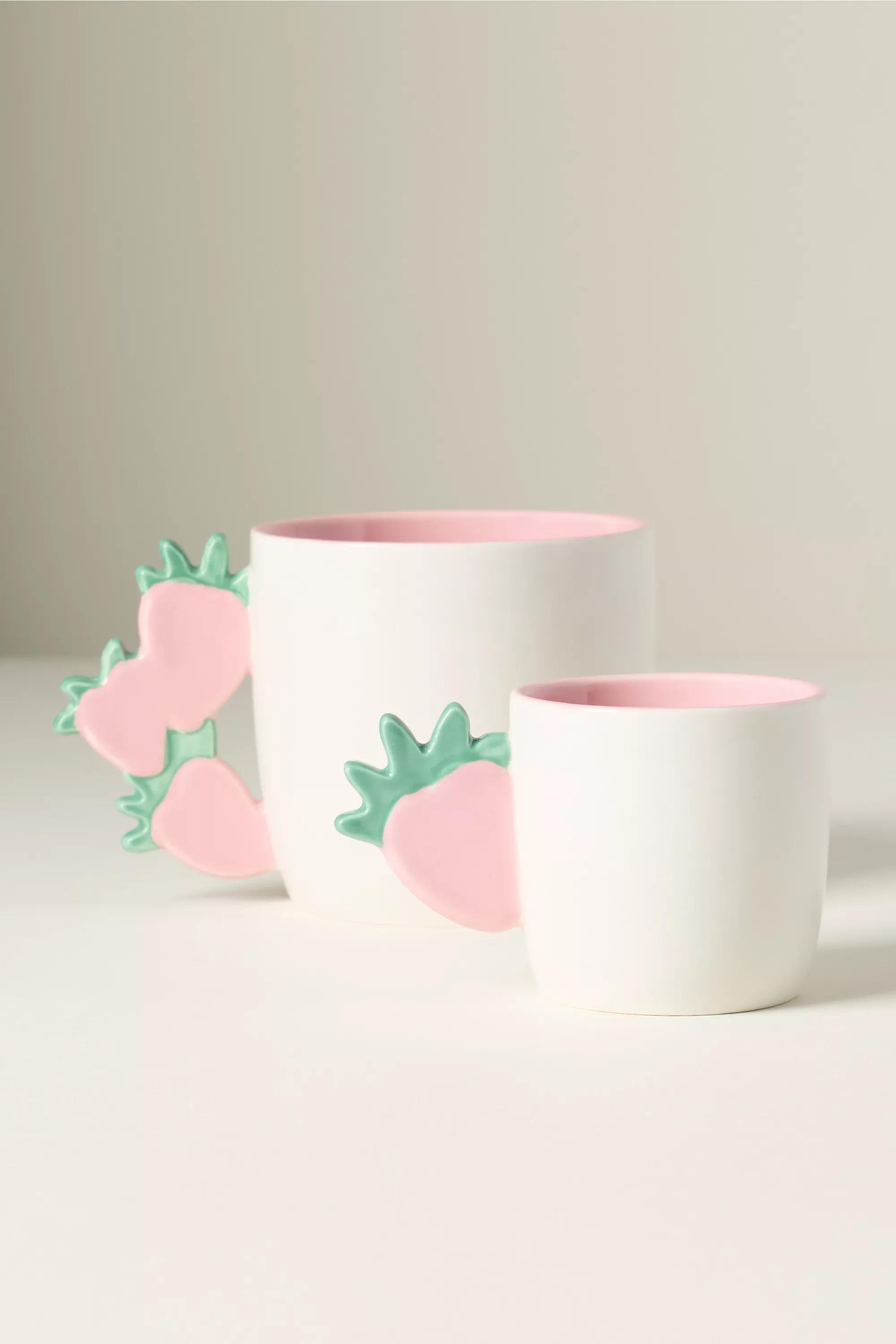 Skylar Stoneware Mug, Pink, A501_0066, large image number 3
