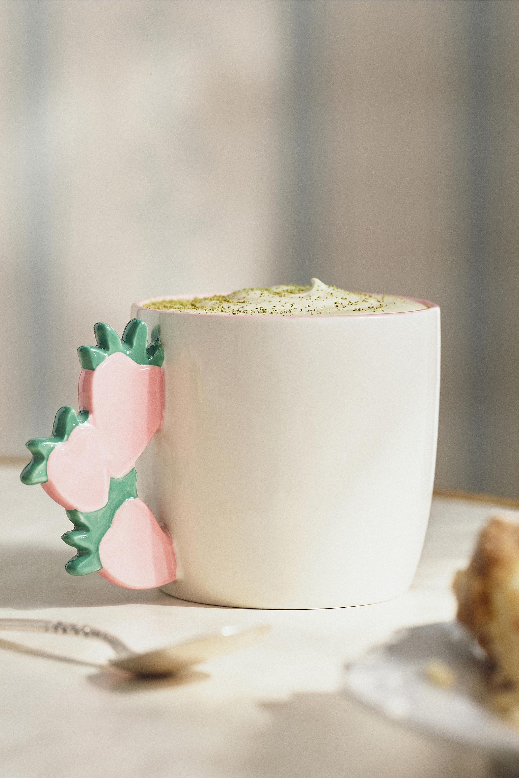 Skylar Stoneware Mug, Pink, A501_0066, large image number 4