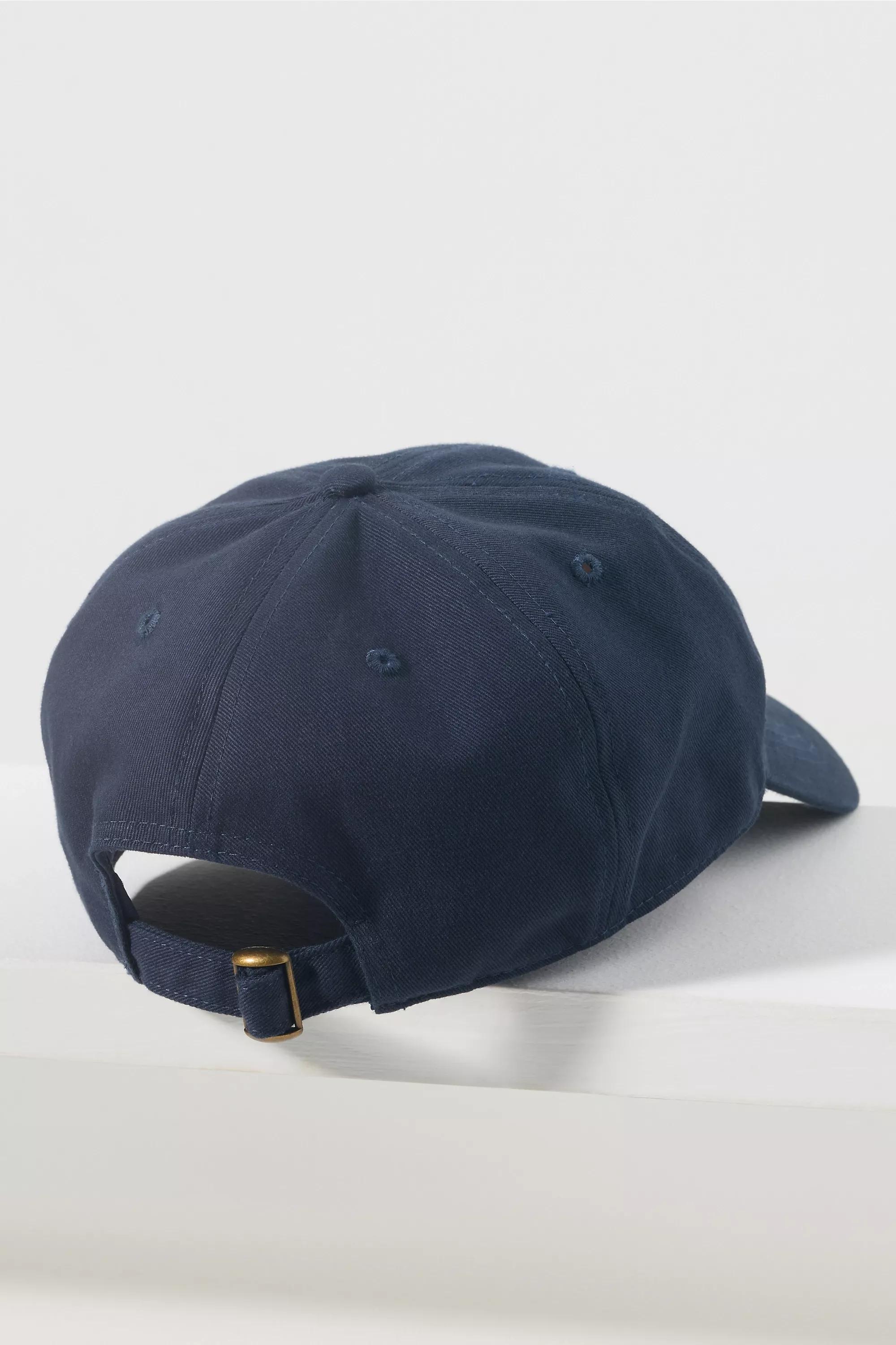 By Anthropologie Fall Icon Baseball Cap, Navy, A501_0041, large image number 2