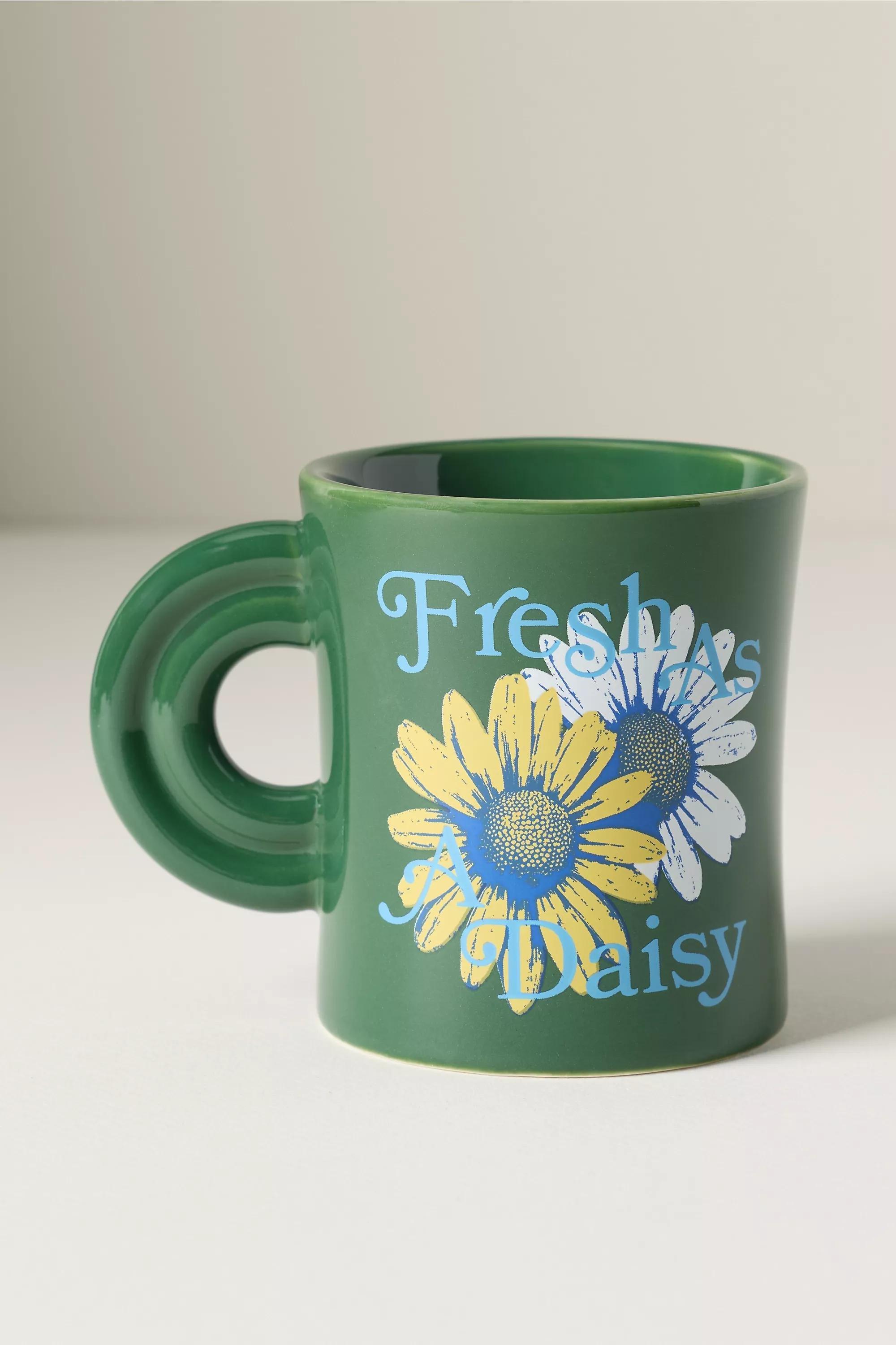 Ariane Stoneware Mug, Green, A501_0030, large image number 1