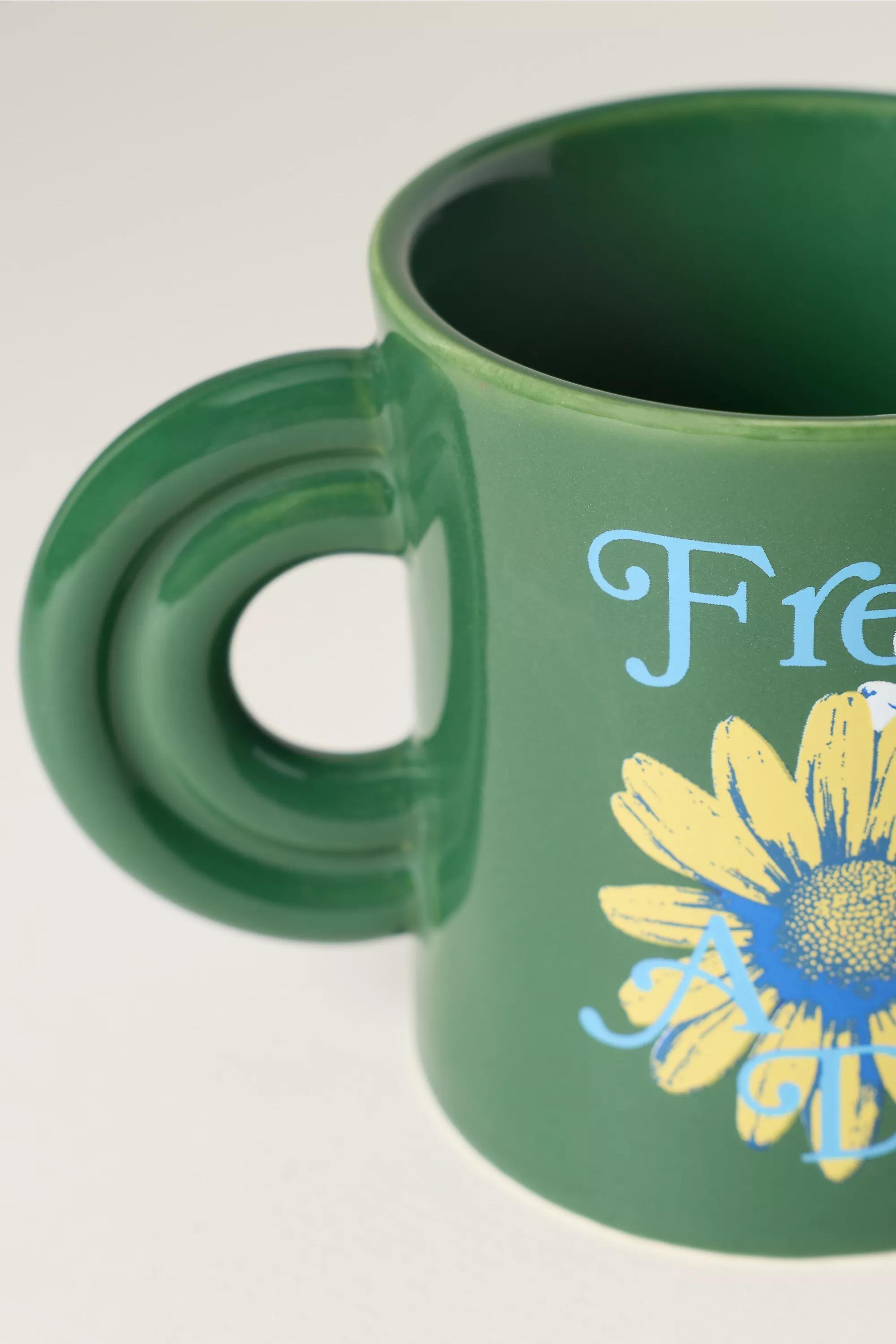 Ariane Stoneware Mug, Green, A501_0030, large image number 5