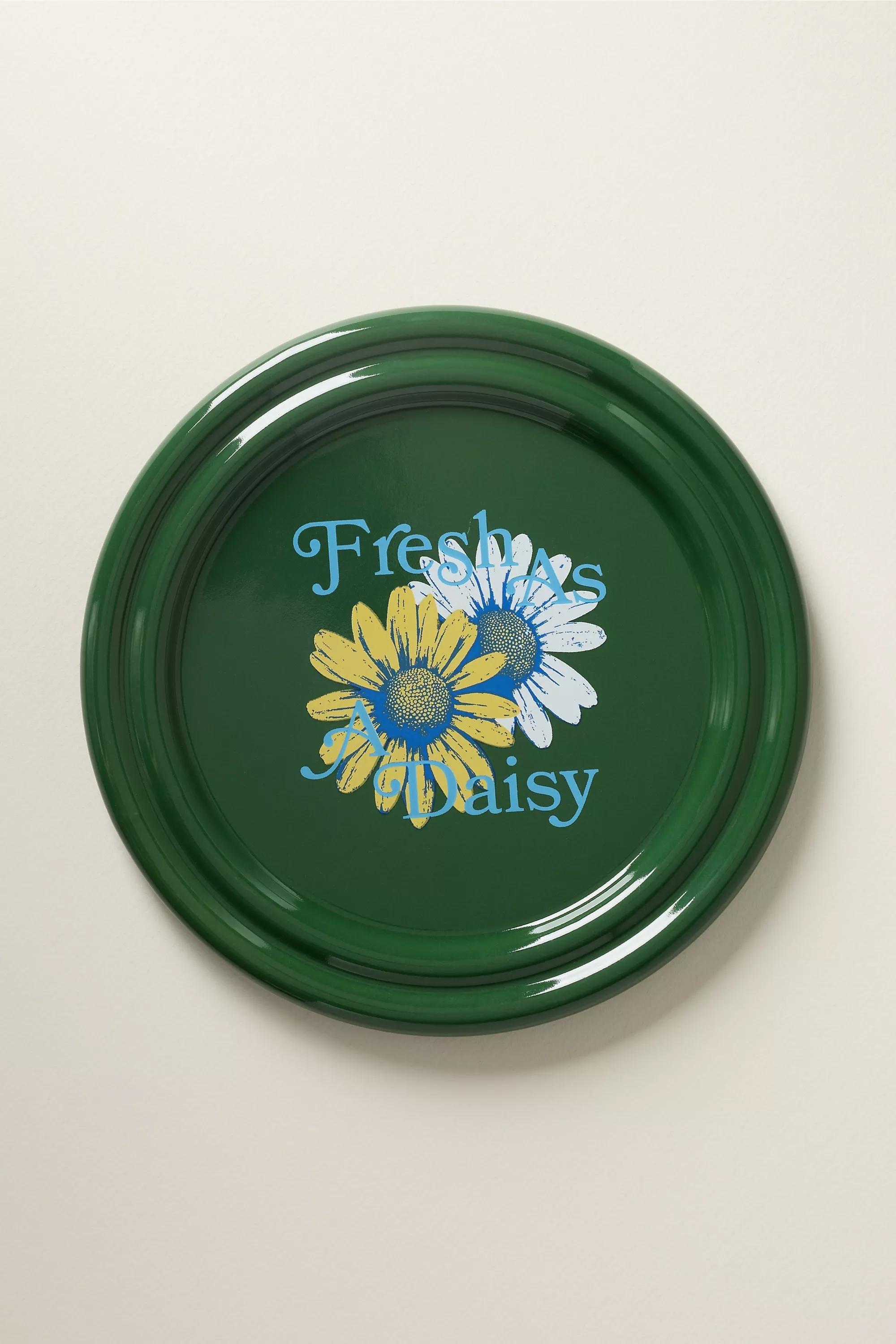 Ariane Stoneware Dessert Plate, Green, A501_0030, medium