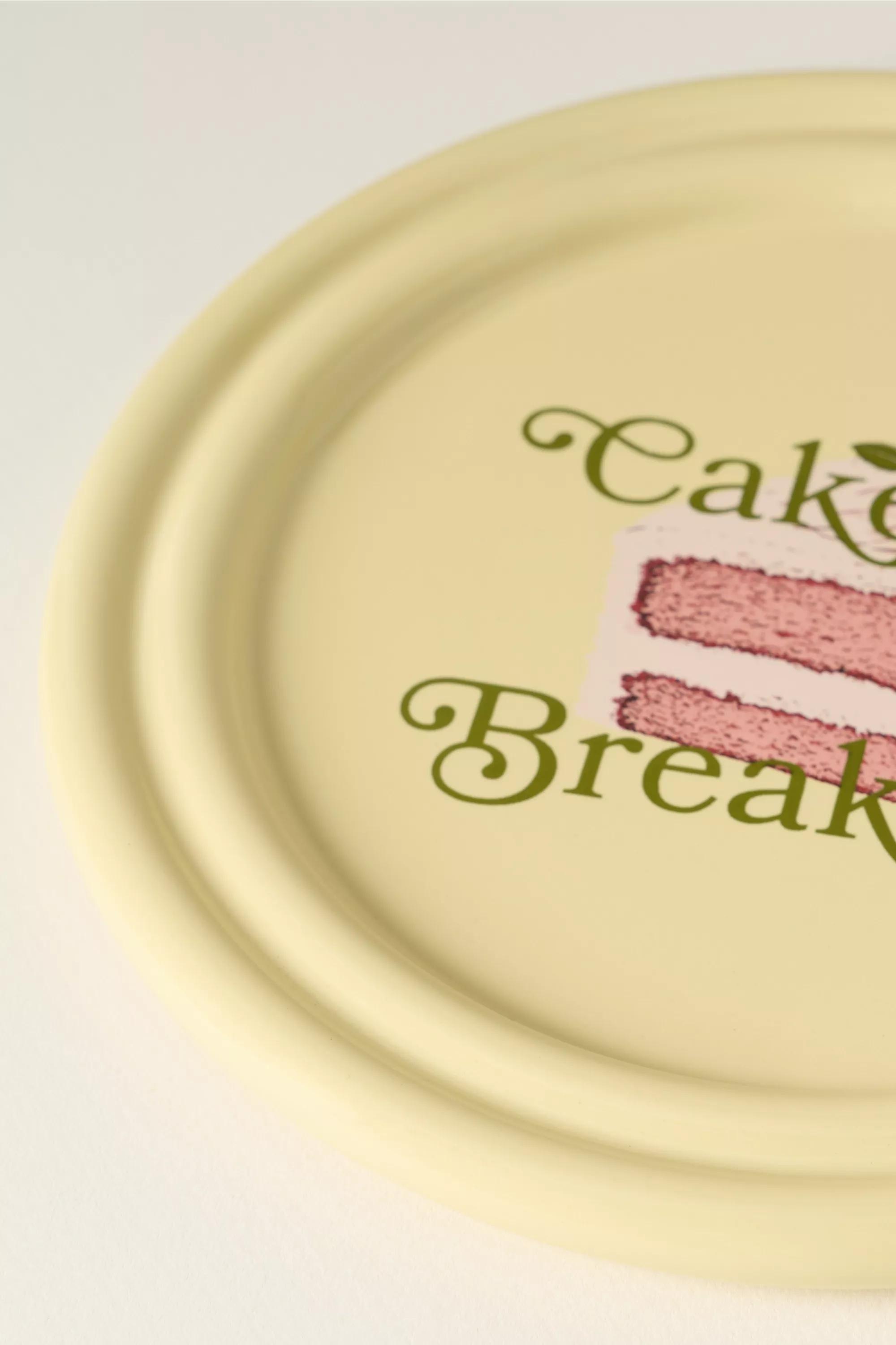 Ariane Stoneware Dessert Plate, Beige, A501_0073, large image number 3