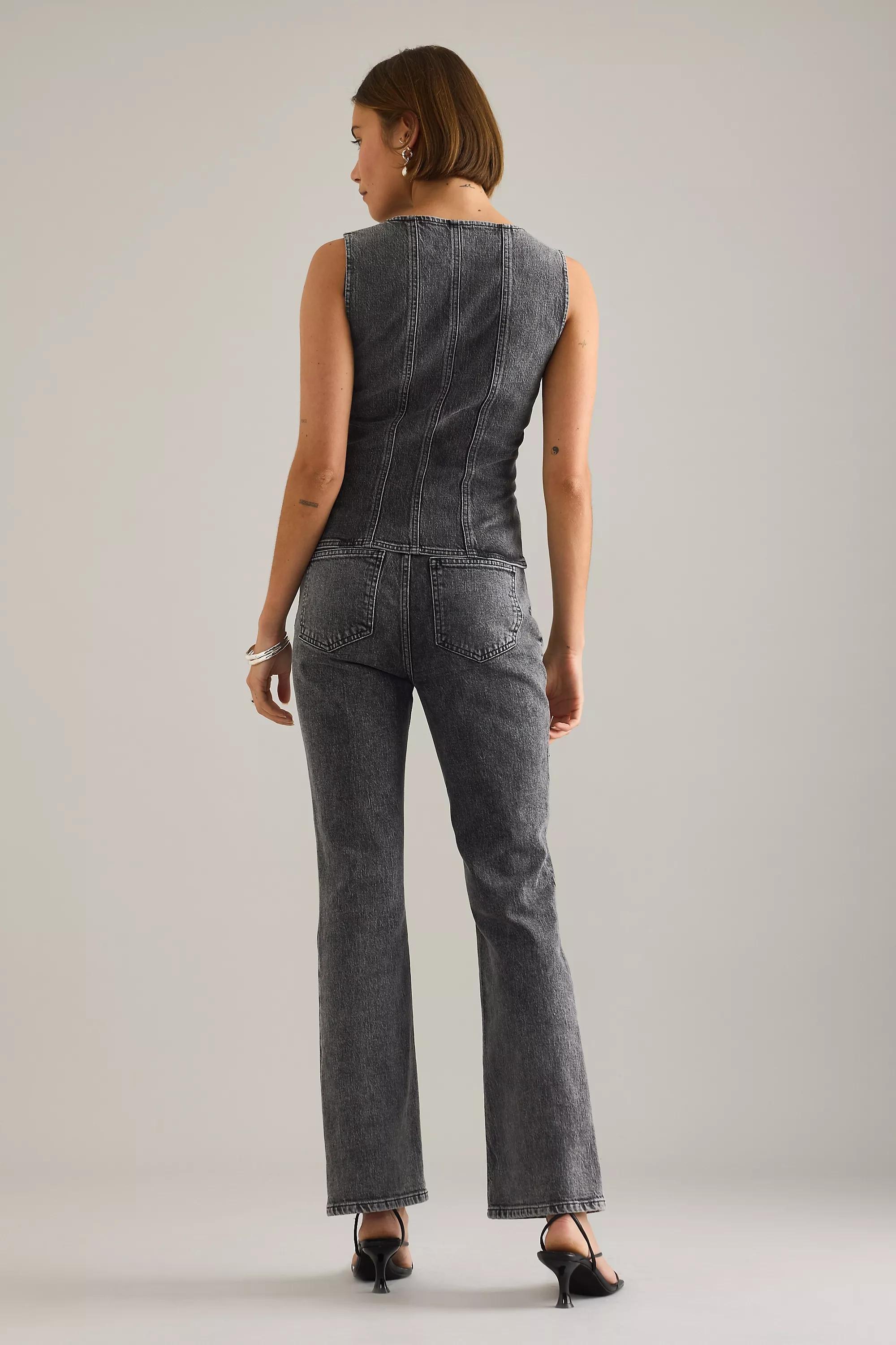 By Anthropologie Pearl-Embellished Jeans, Black, A501_0001, large image number 1