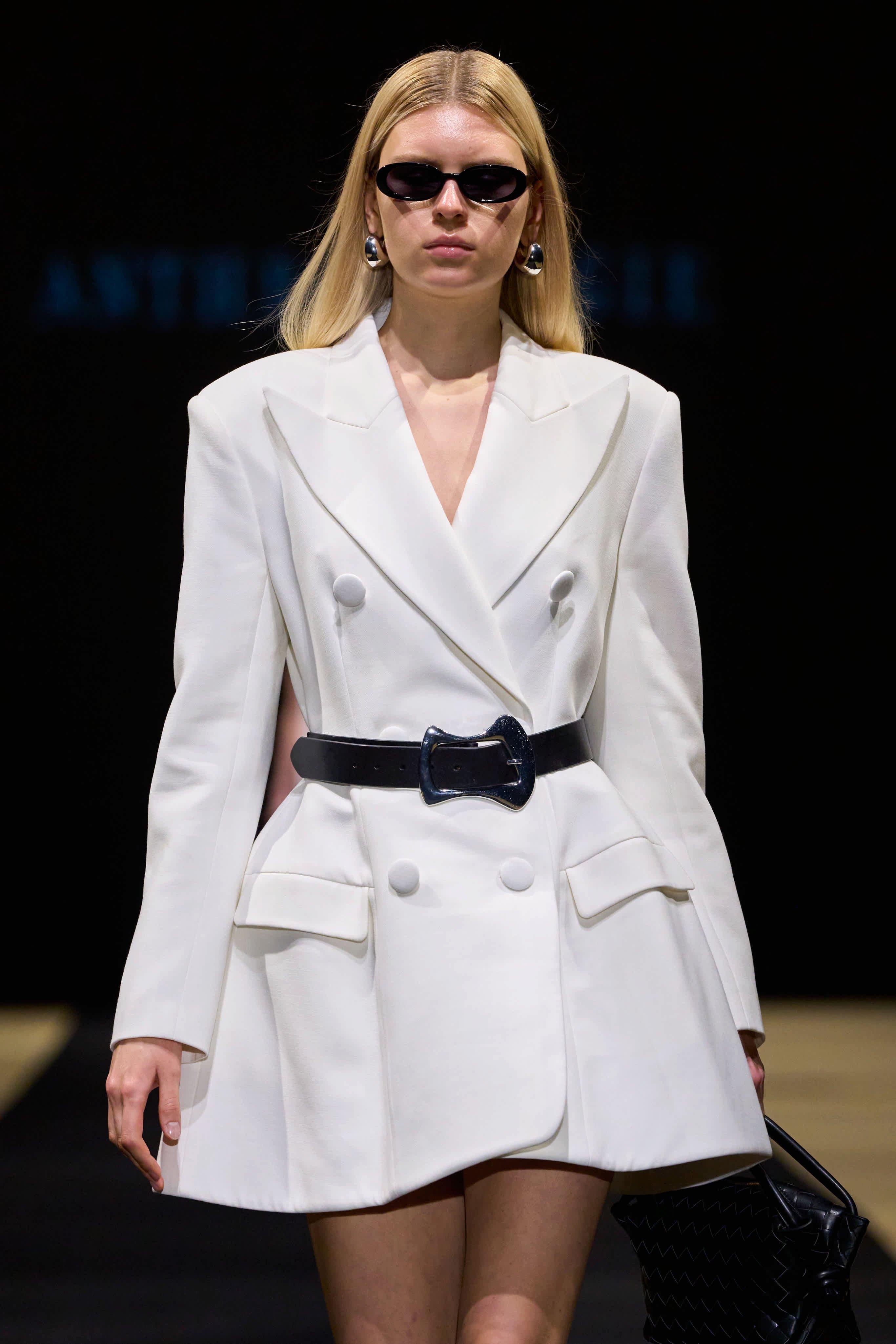 Bardot Janna Hourglass Blazer Dress, White, A501_0010, medium