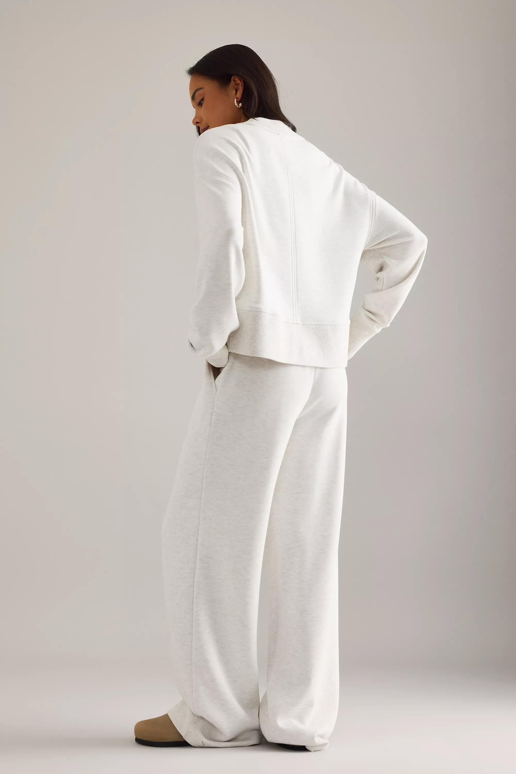 Varley The Extra Wide-Leg Trousers, White, A501_0011, large image number 1