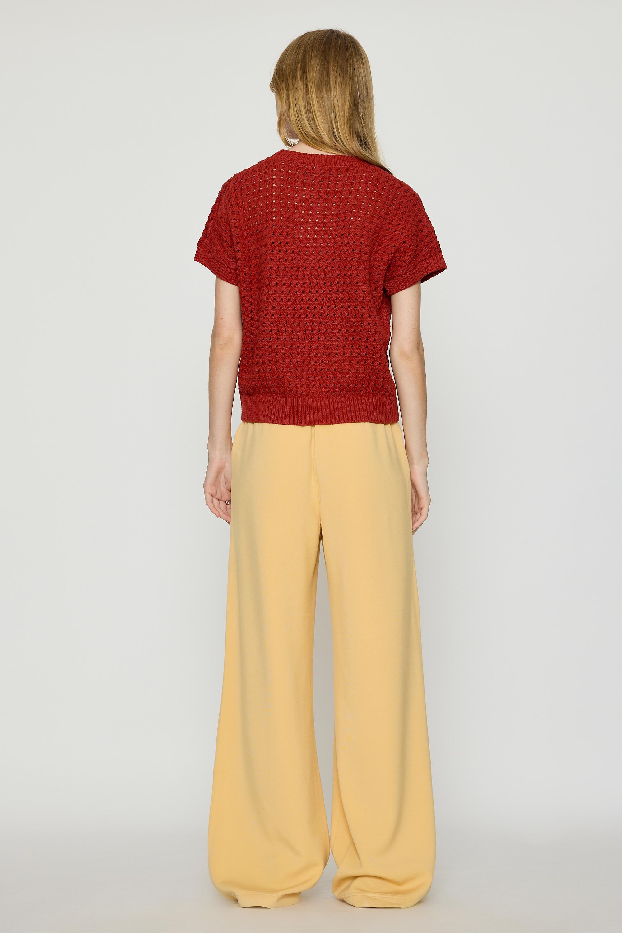 Varley The Extra Wide-Leg 32 Trousers, Yellow, Yellow, large image number 4