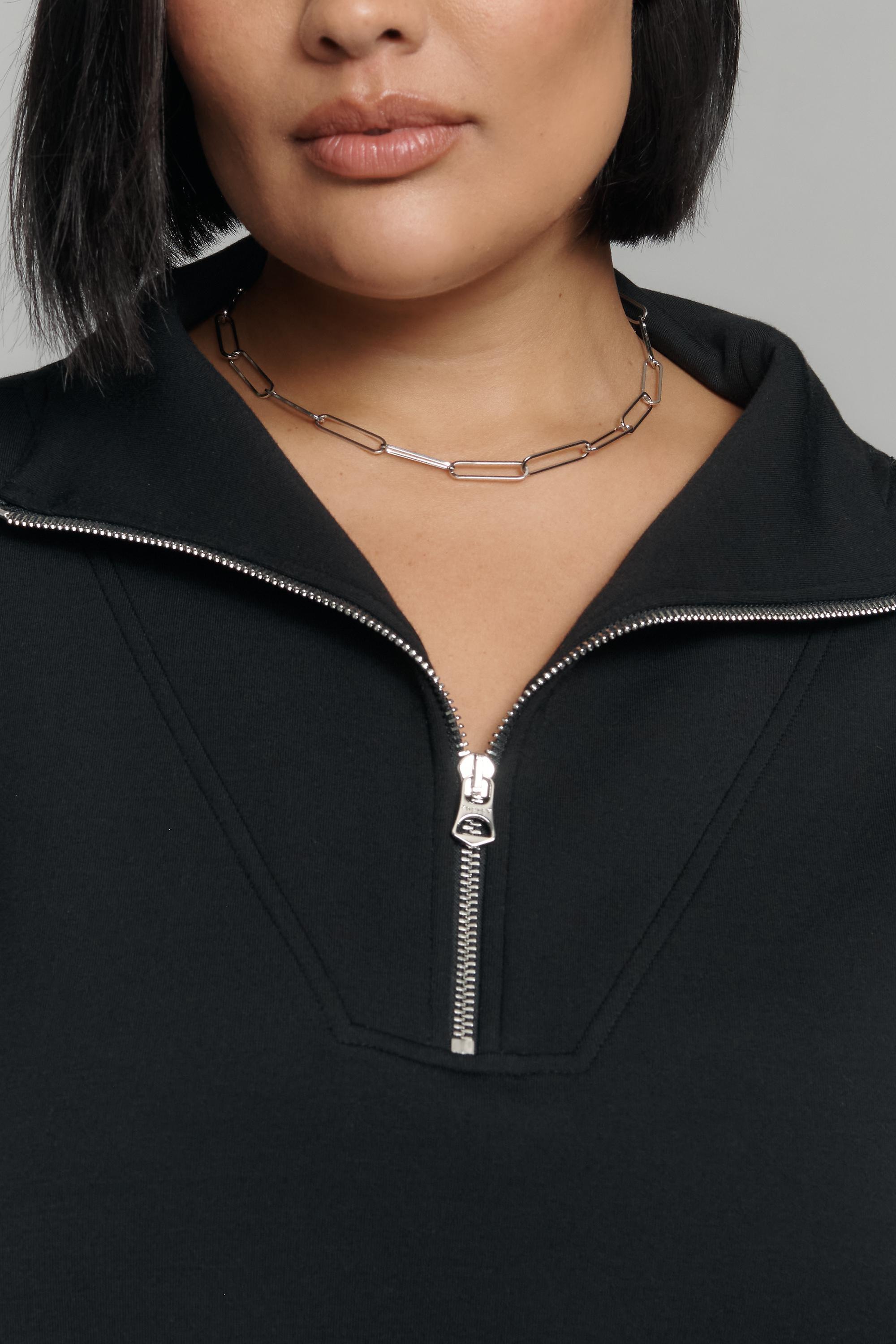 Varley Hawley Half-Zip Sweatshirt, Black, Black, large image number 5