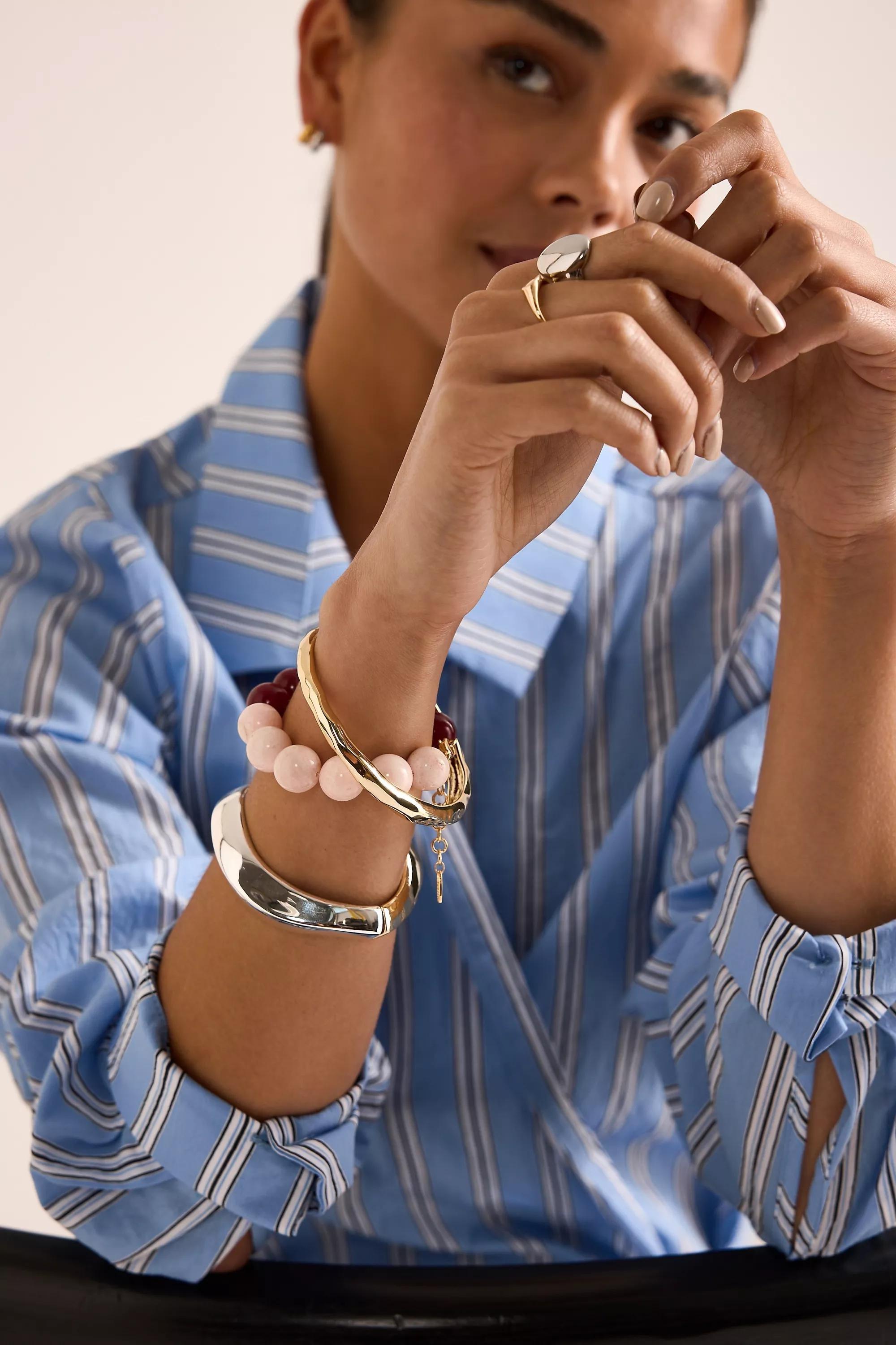 PINK Chunky Beaded Bracelet, A501_0066, large image number 0