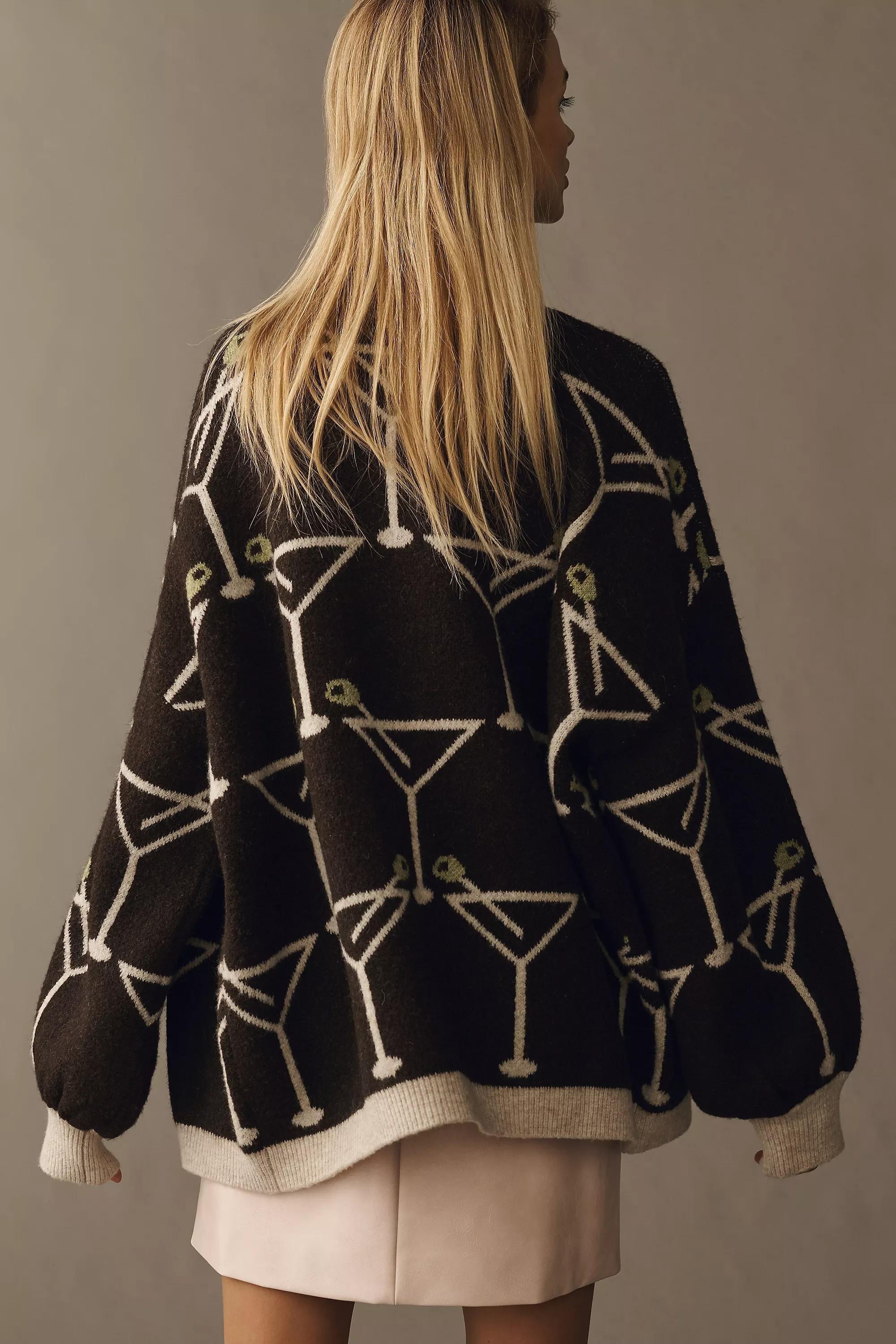 Bel Kazan Icon Cardigan, Brown, A501_0021, large image number 1