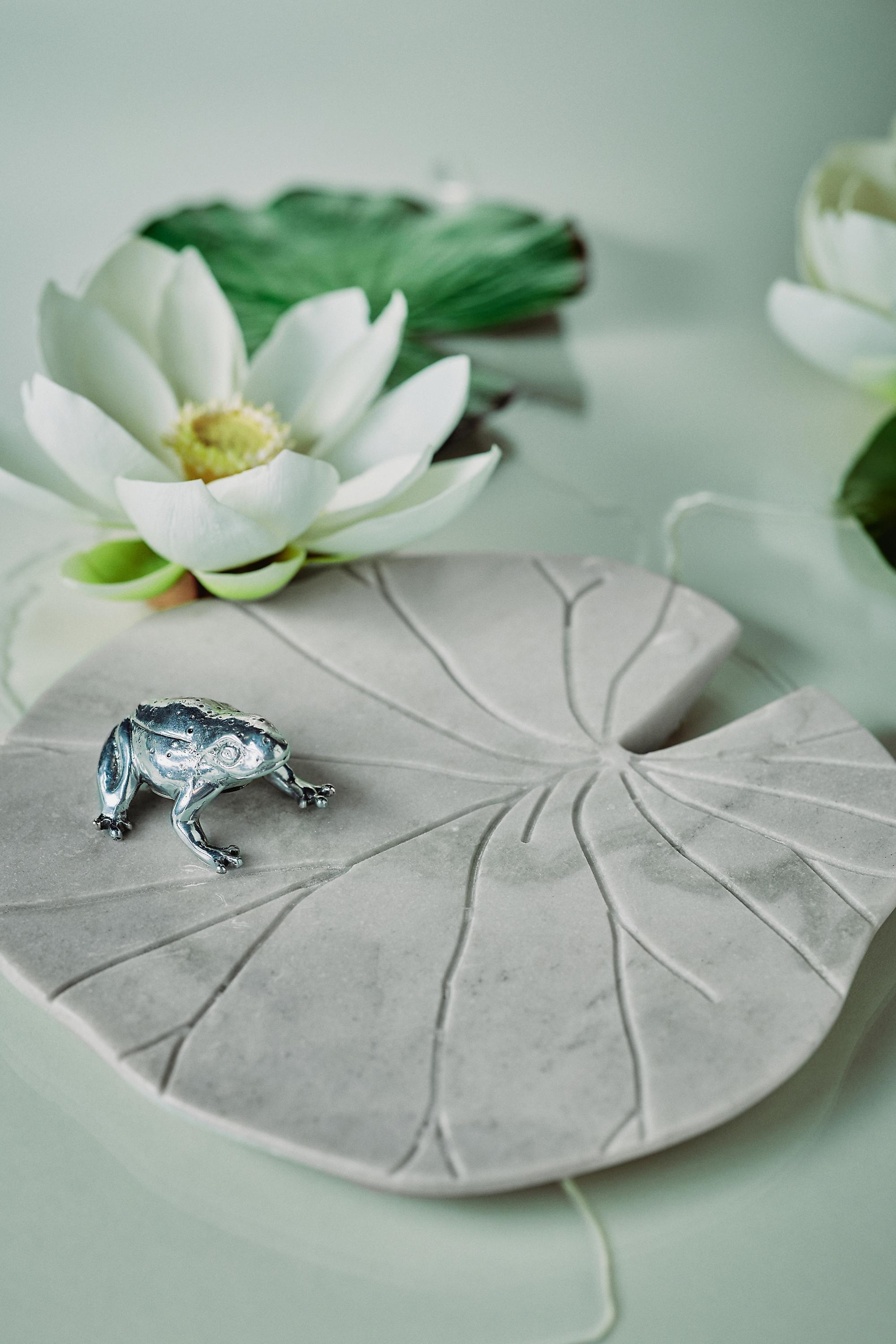 Lily Pad Marble Cheeseboard, Green, A501_0030, medium