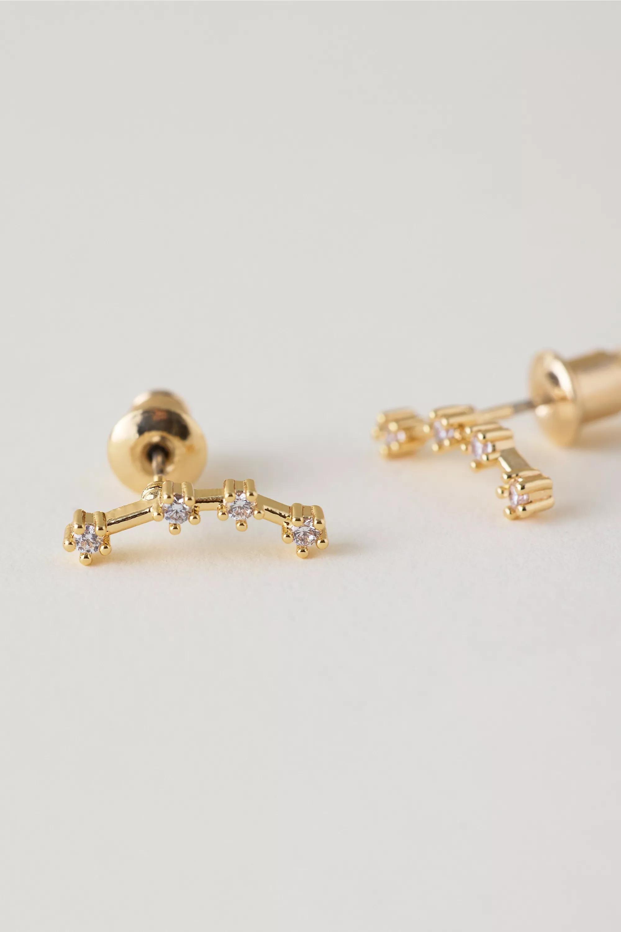 Aries Assorted Zodiac Earrings, Set Of 4, A501_0801, large image number 2