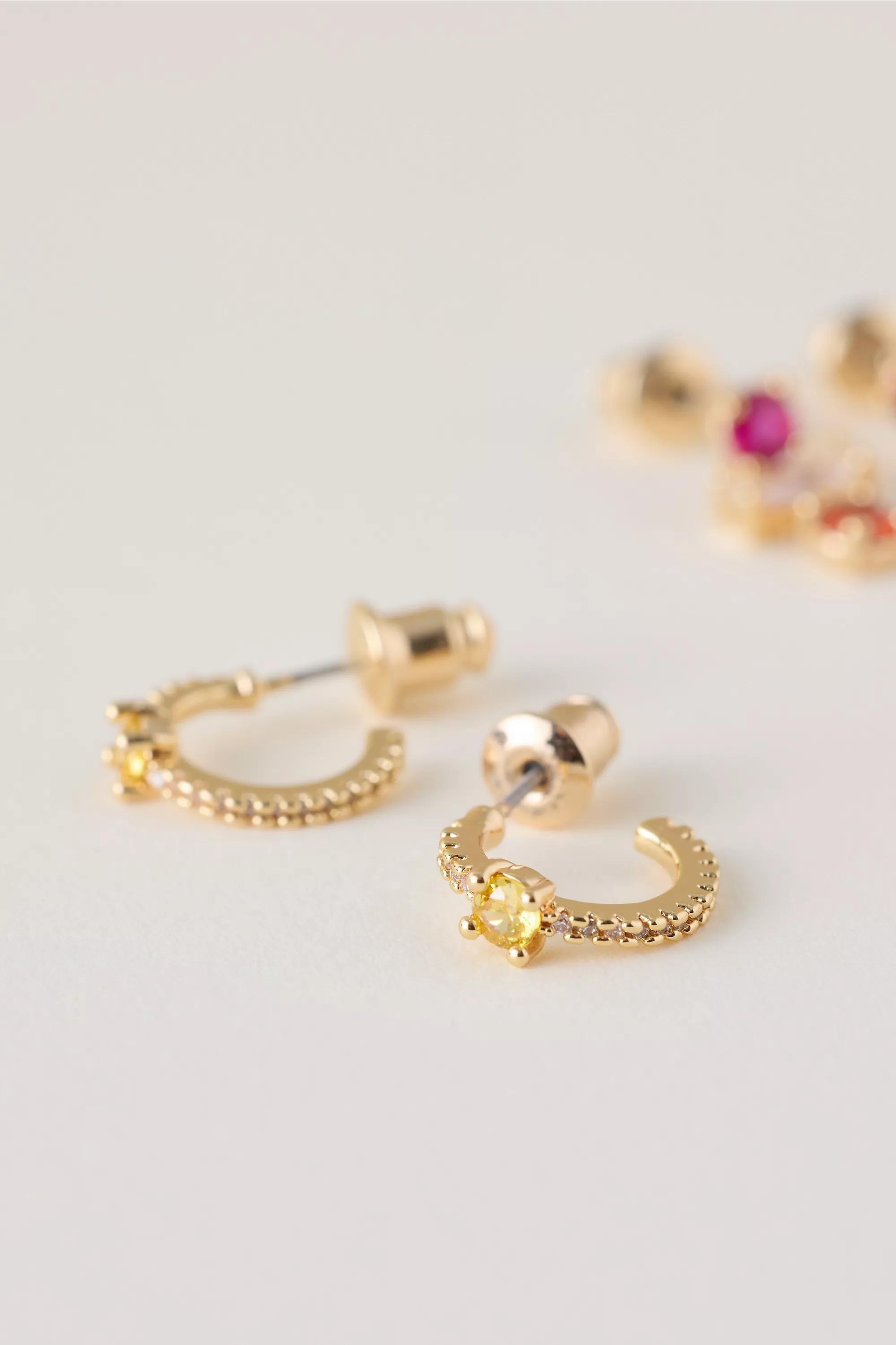 Aries Assorted Zodiac Earrings, Set Of 4, A501_0801, large image number 4