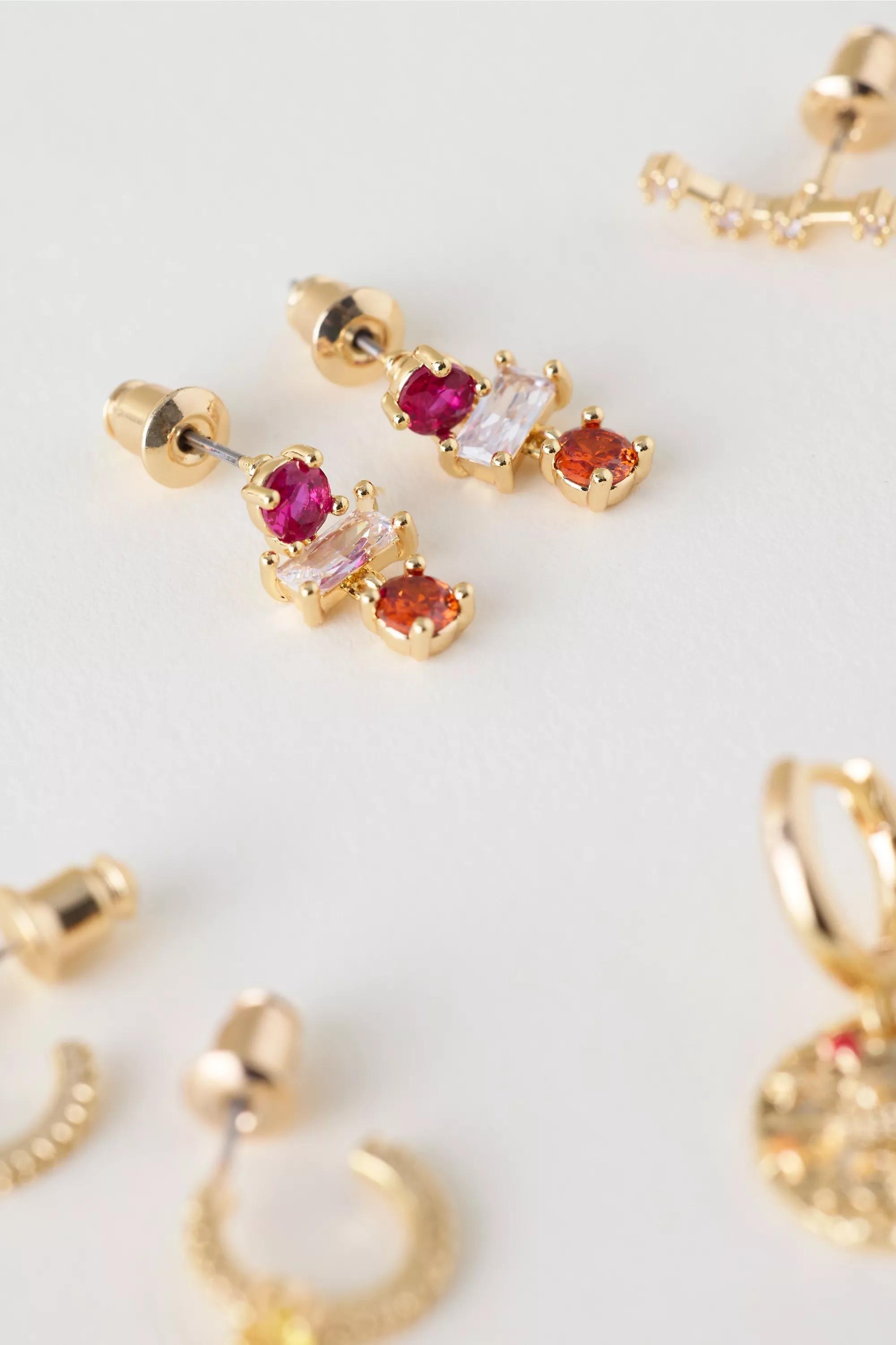 Aries Assorted Zodiac Earrings, Set Of 4, A501_0801, large image number 5