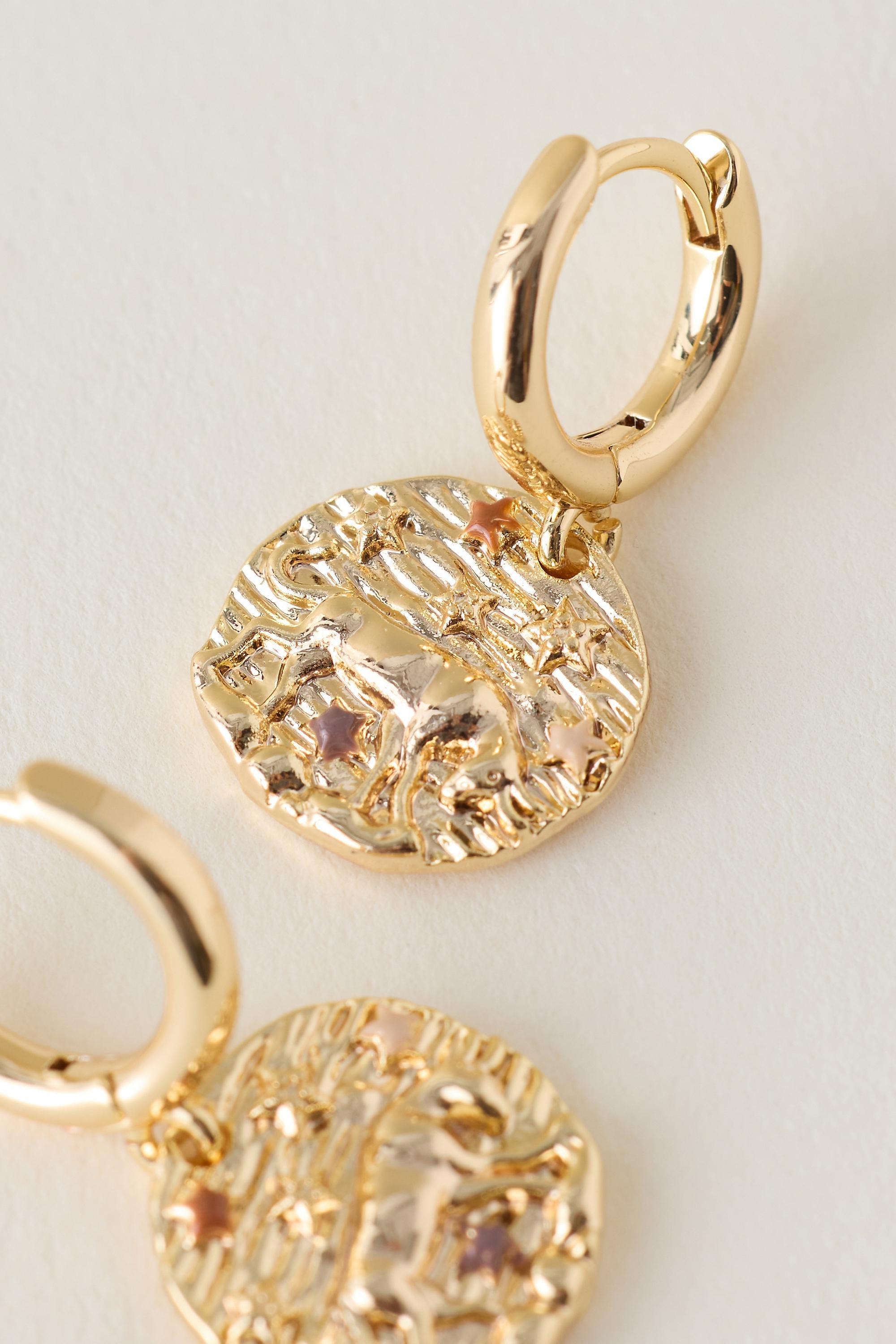 Taurus Assorted Zodiac Earrings, Set Of 4, A501_0802, medium