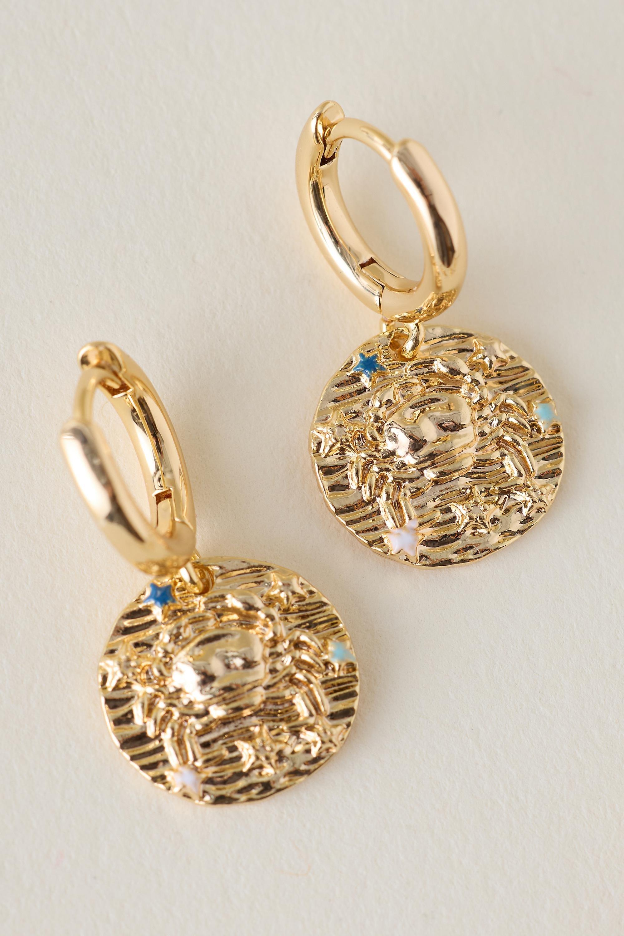 Cancer Assorted Zodiac Earrings, Set Of 4, A501_0804, large image number 2